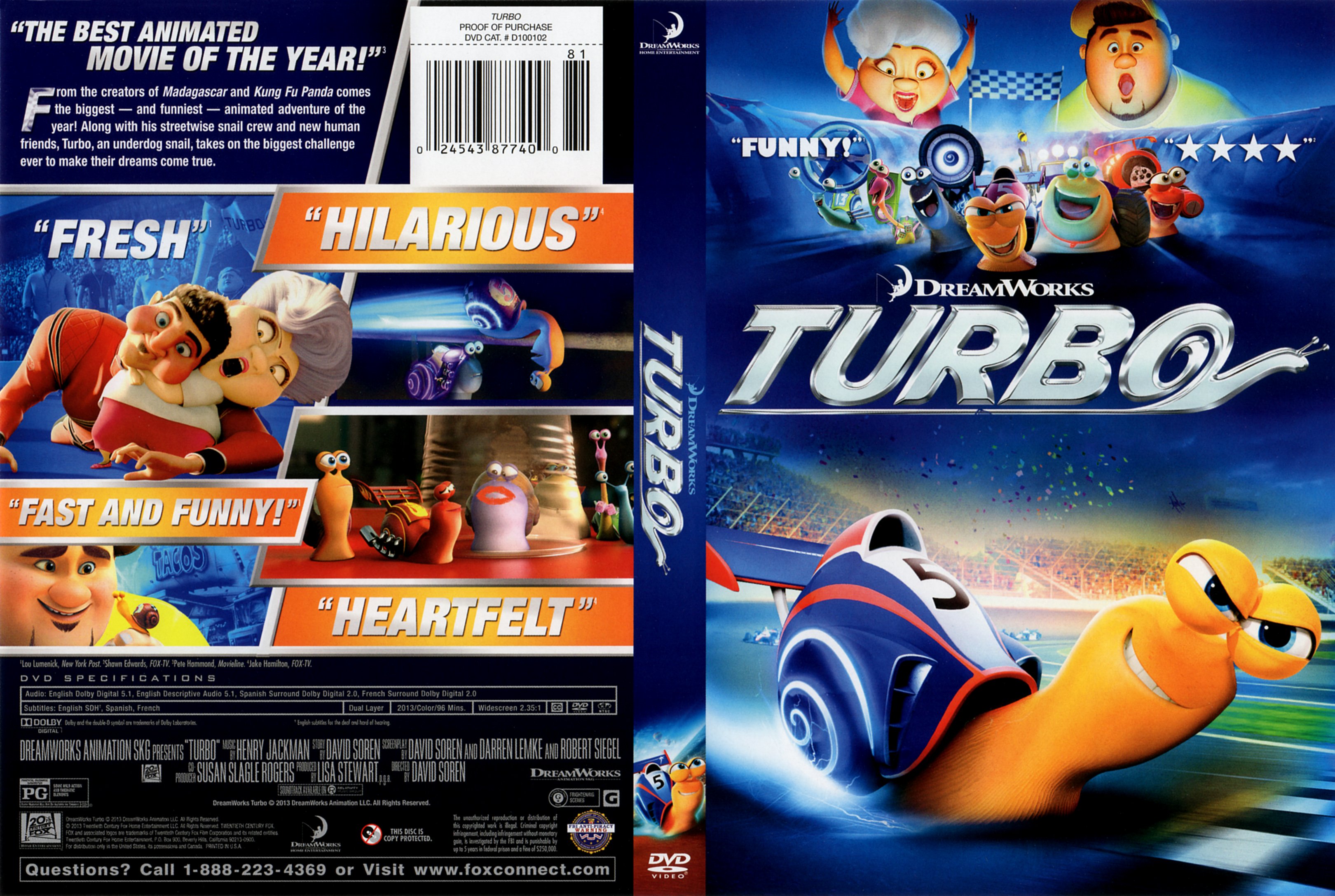 Jaquette DVD Turbo Zone 1