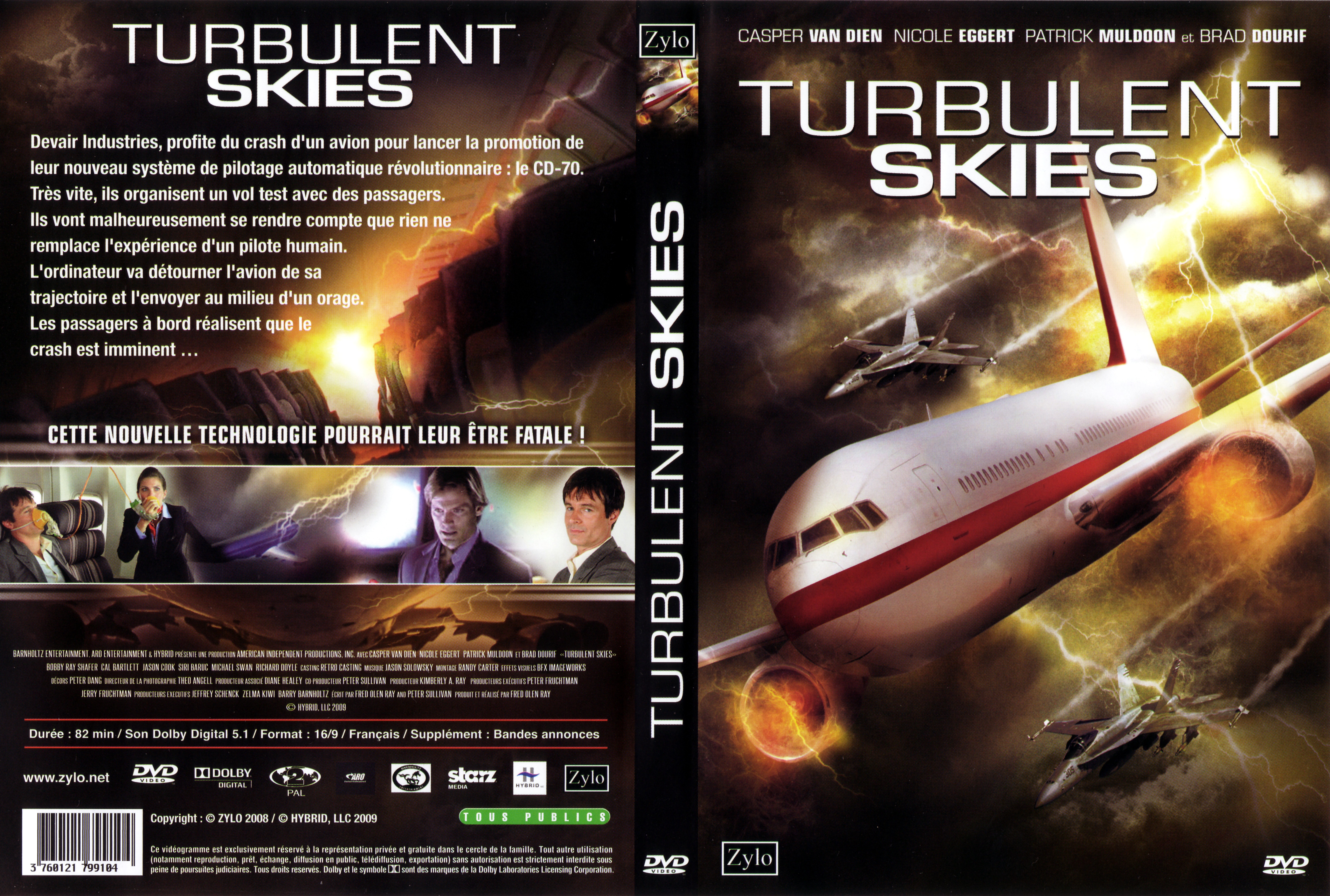 Jaquette DVD Turbulent skies