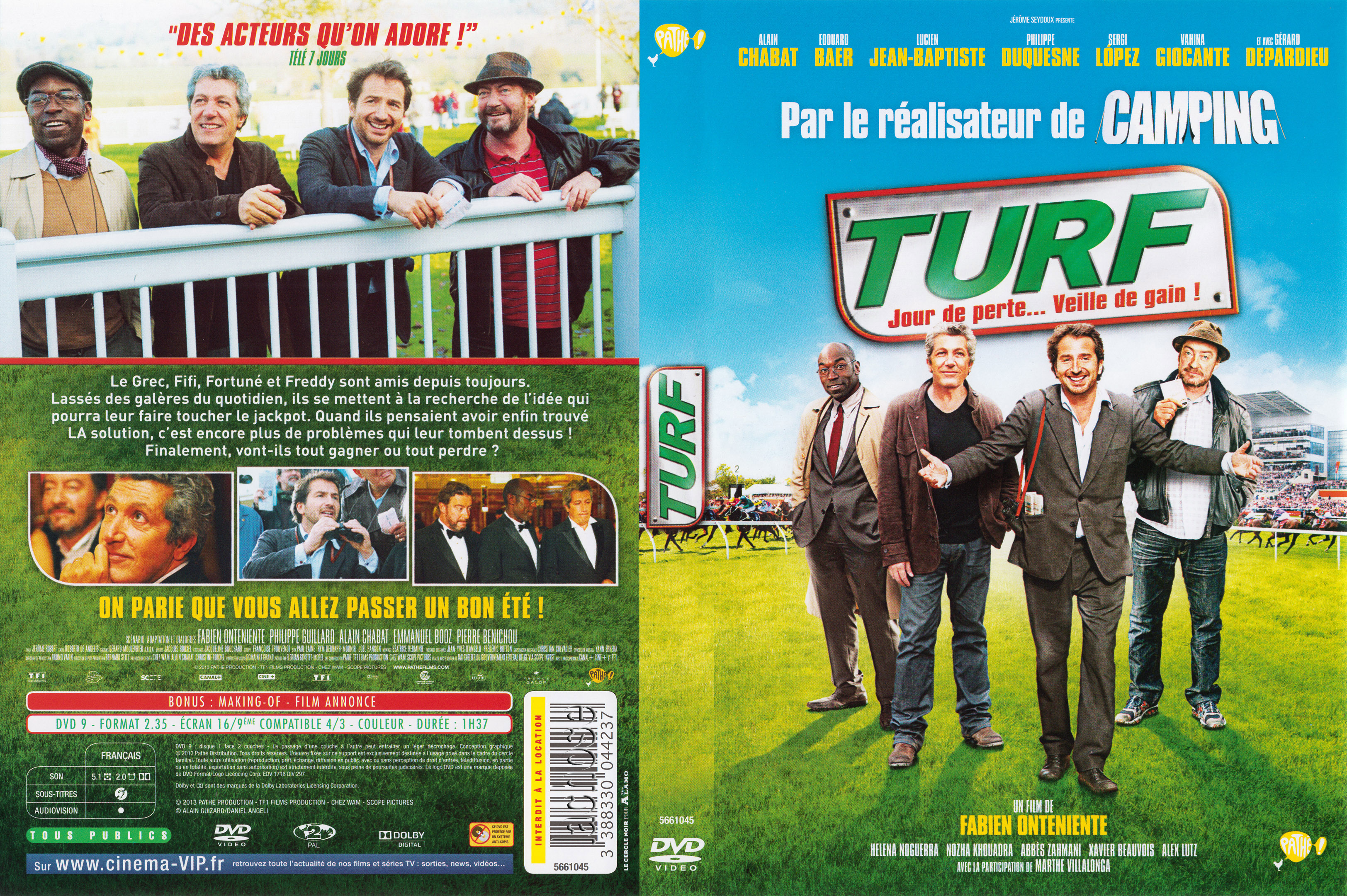 Jaquette DVD Turf