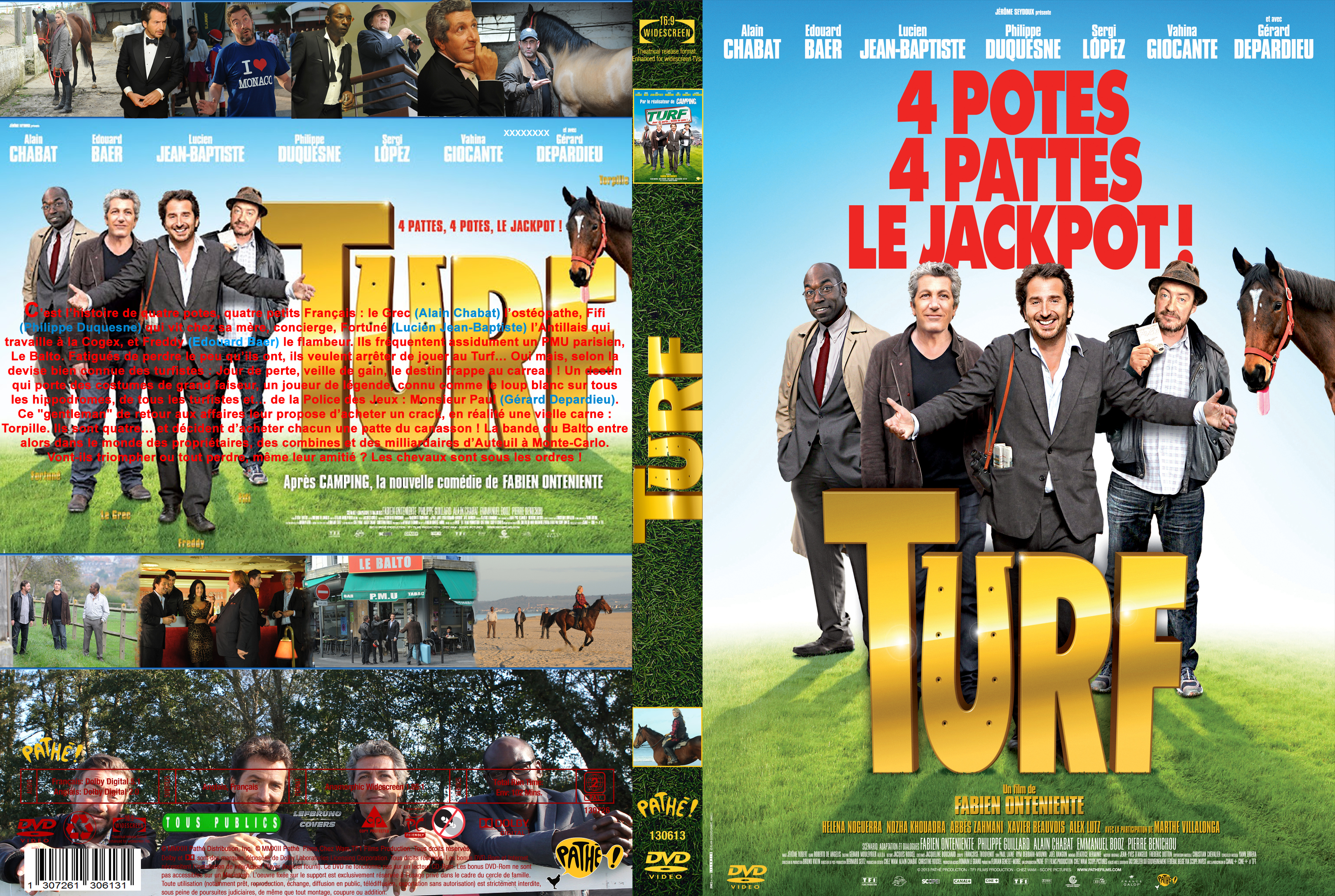 Jaquette DVD Turf custom