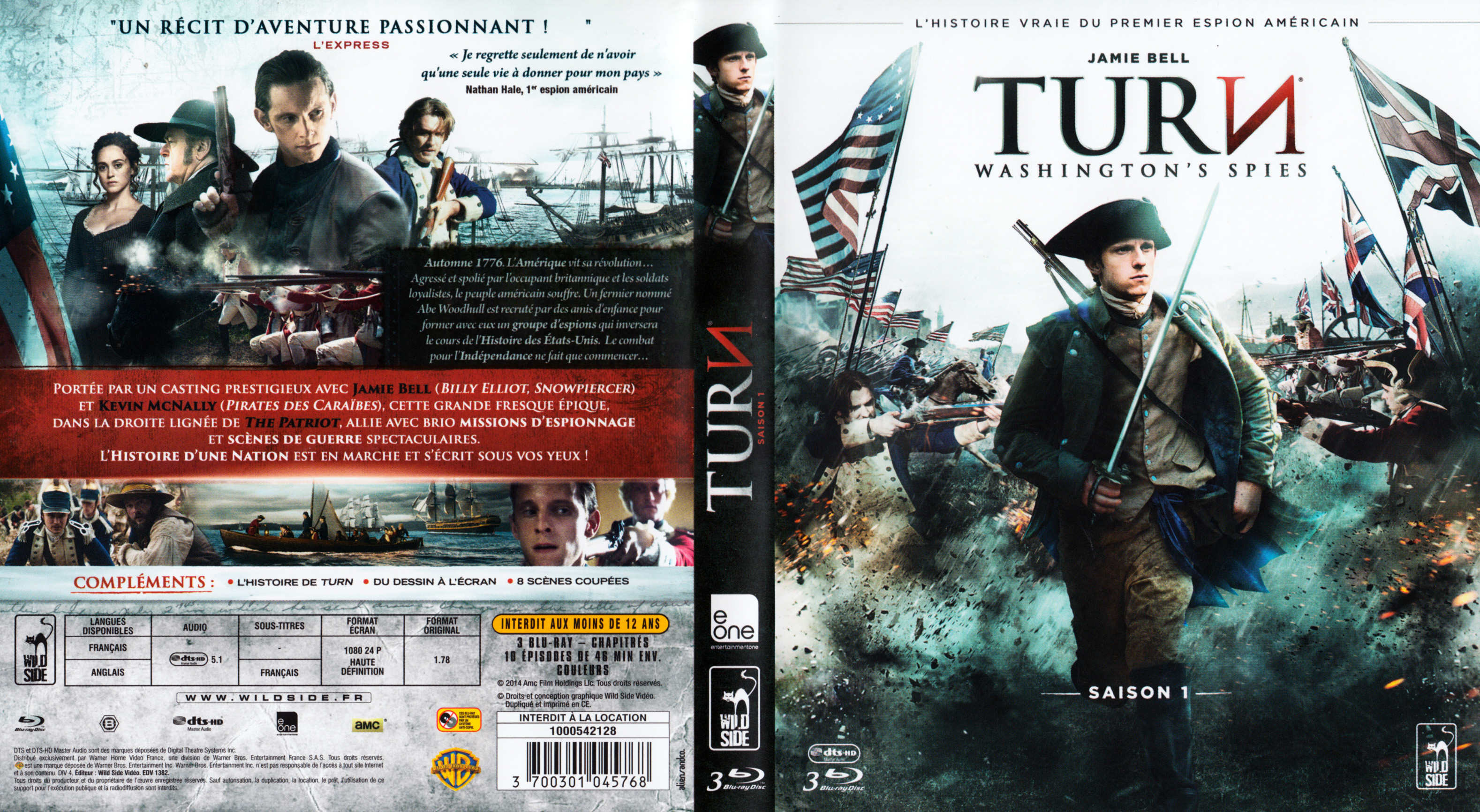 Jaquette DVD Turn Saison 1 (BLU-RAY)