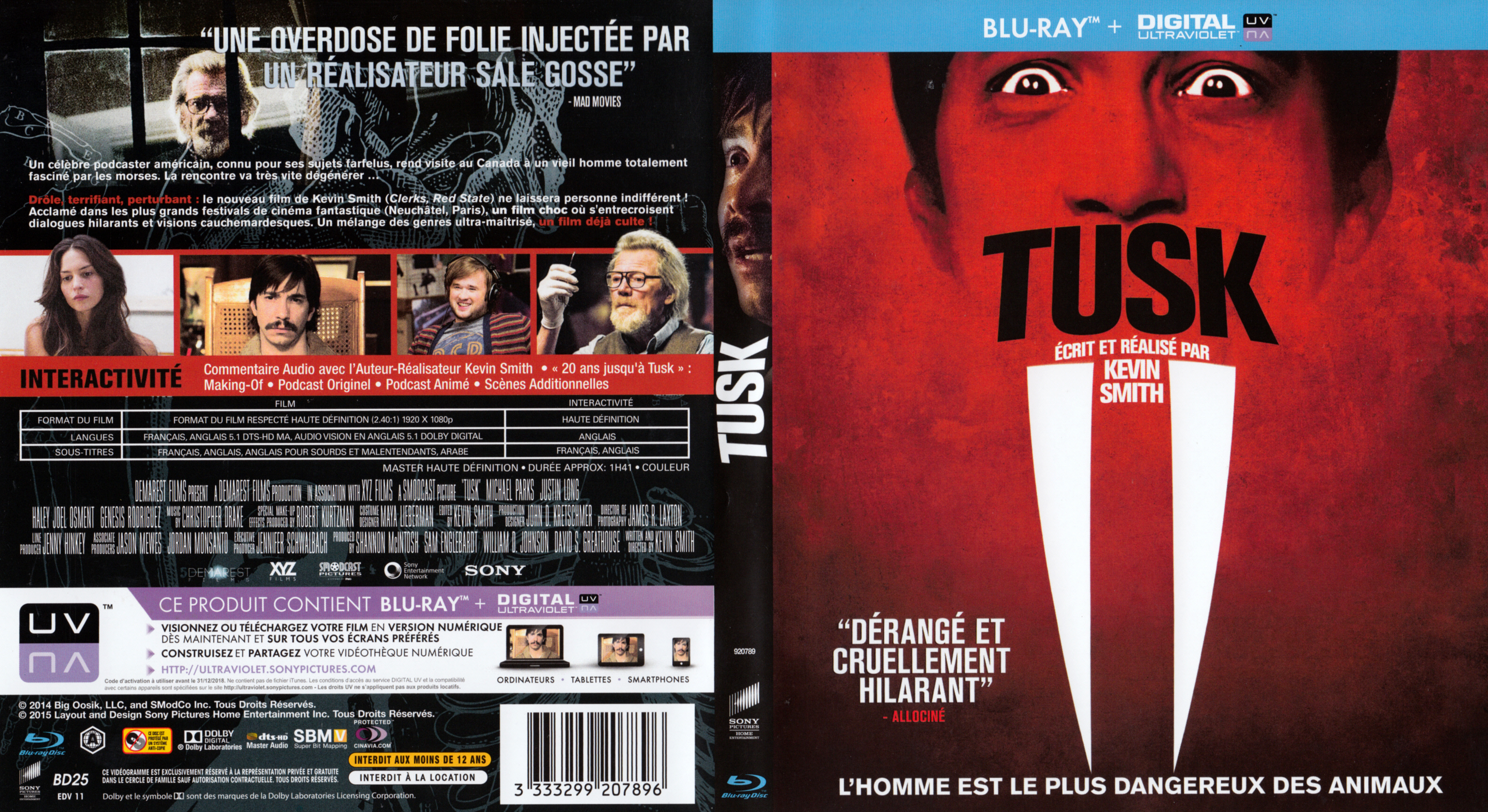 Jaquette DVD Tusk (BLU-RAY)