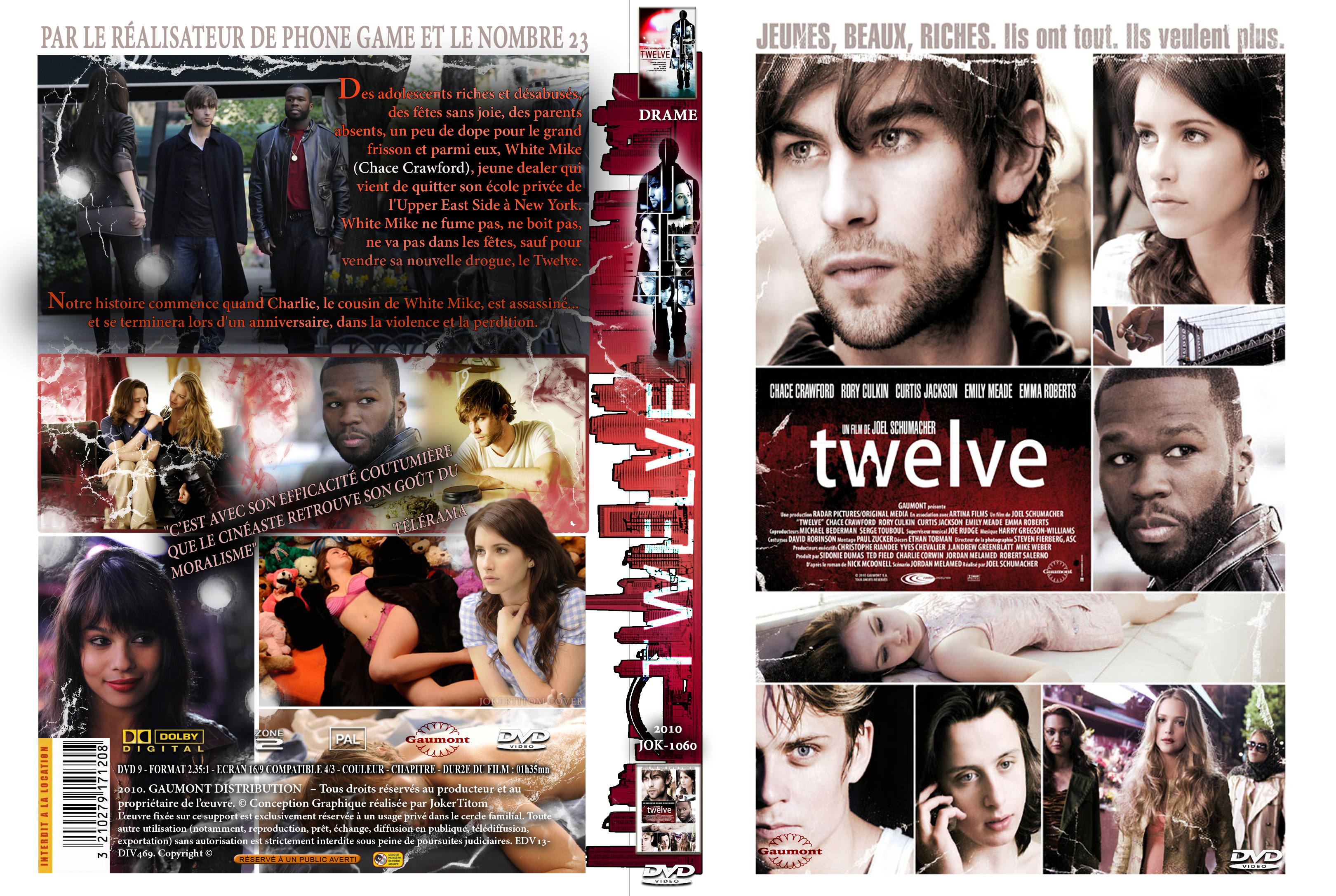 Jaquette DVD Twelve custom