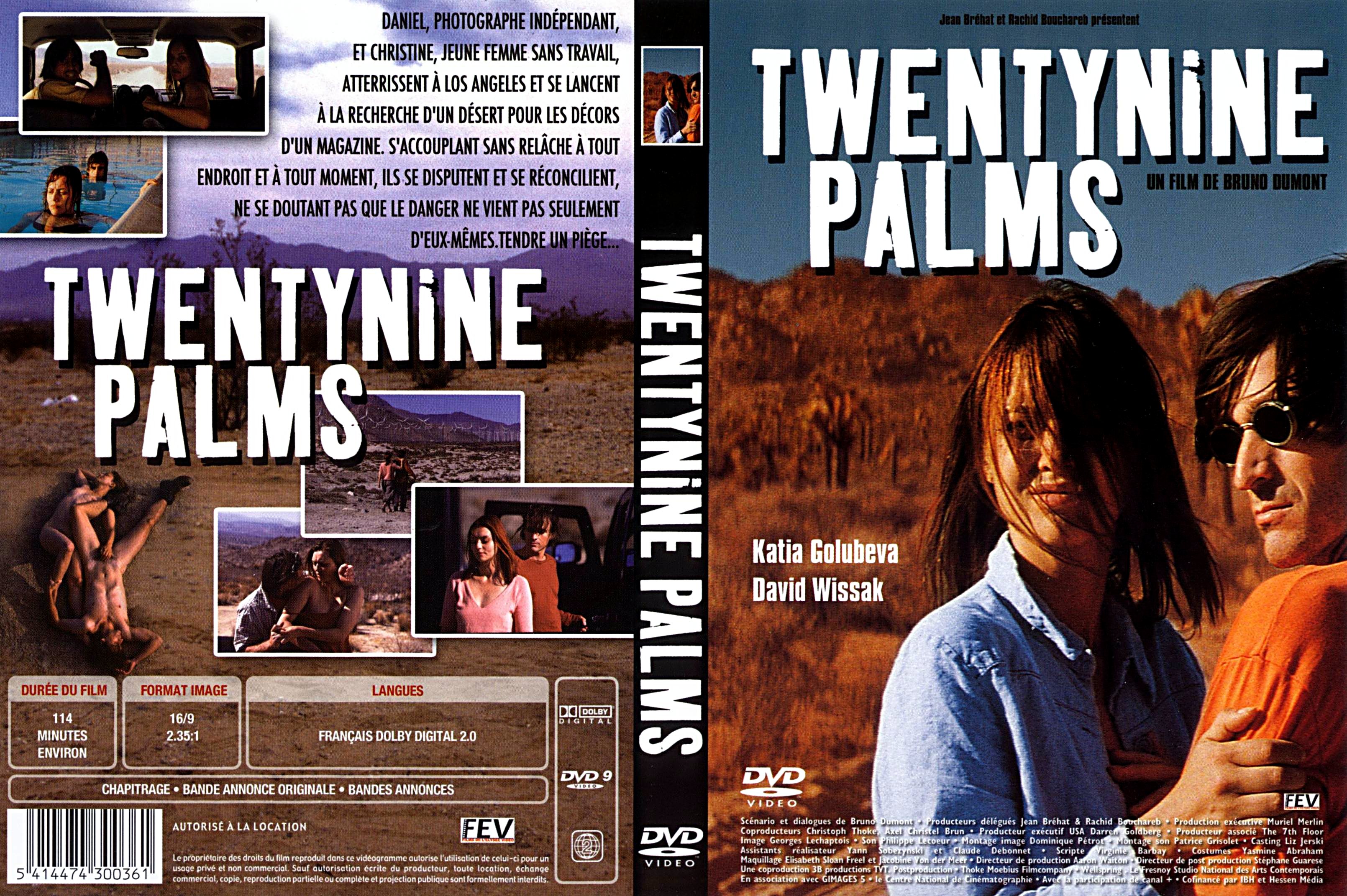 Jaquette DVD Twentynine palms