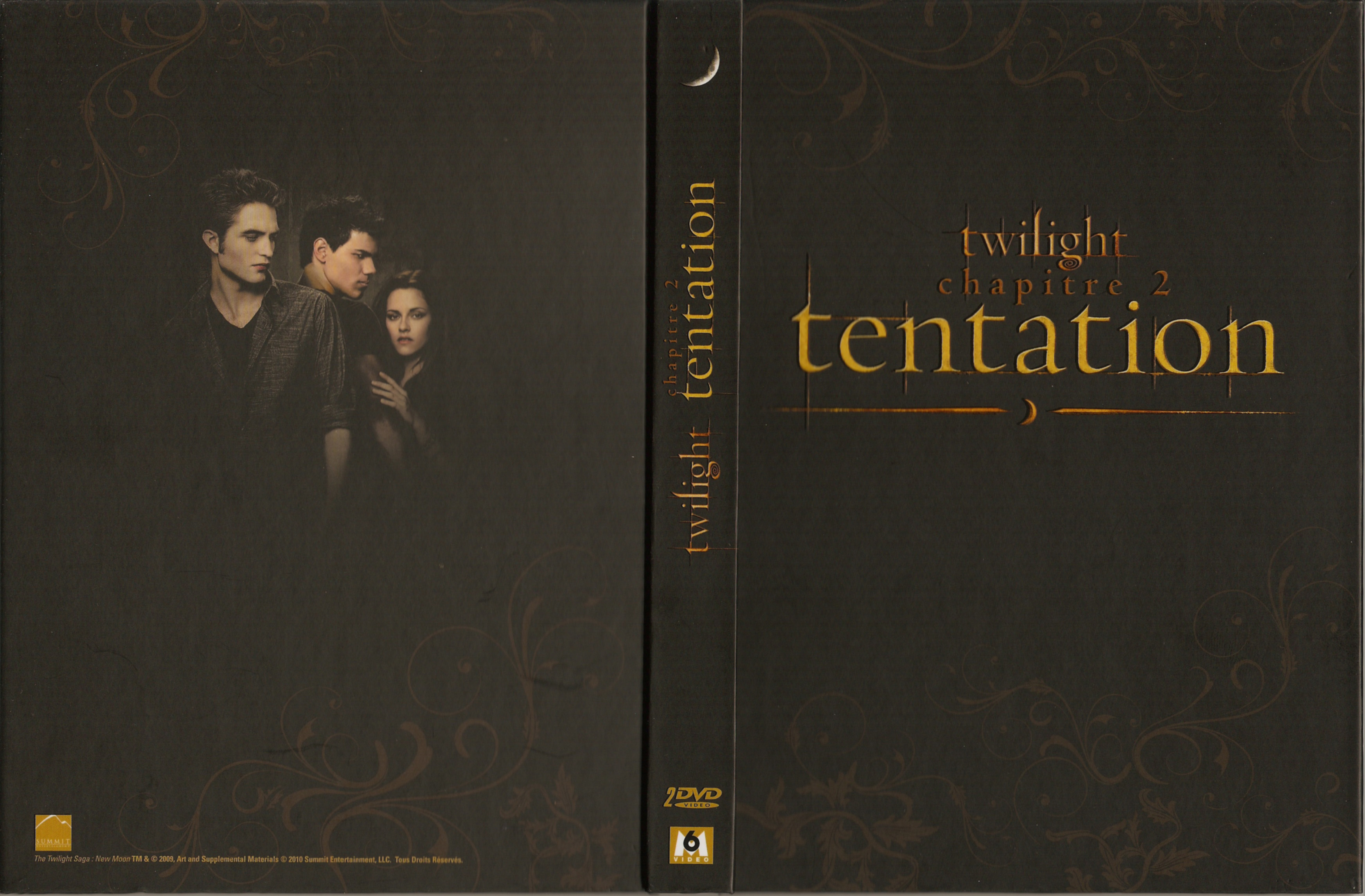 Jaquette DVD Twilight Chapitre 2 - Tentation v2