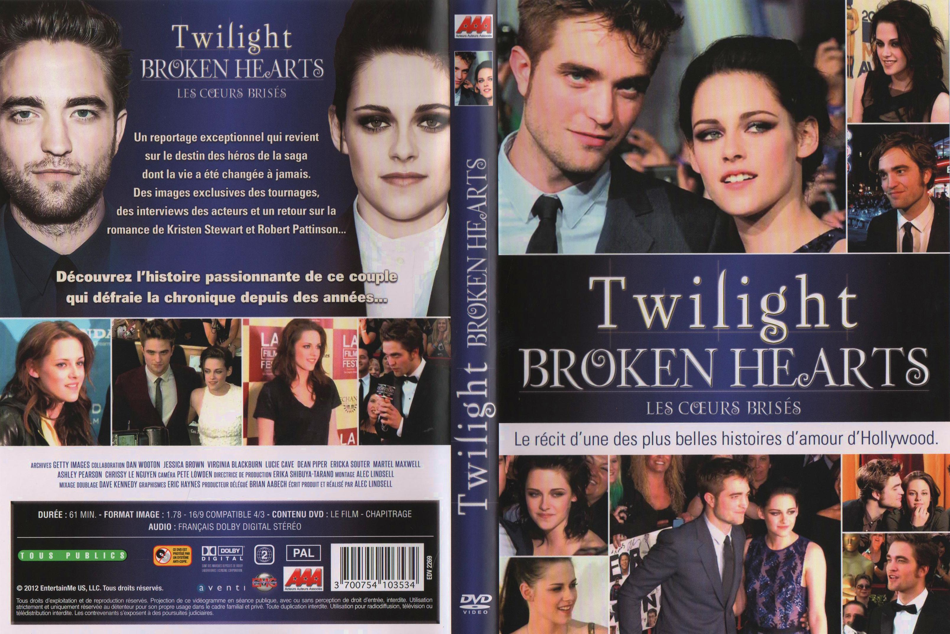 Jaquette DVD Twilight broken hearts