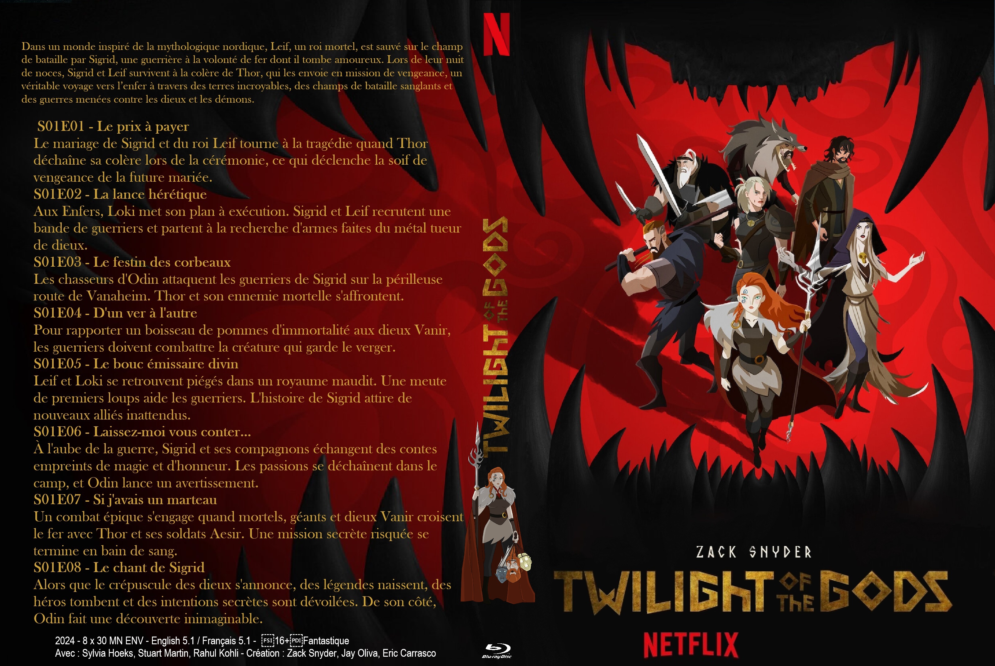 Jaquette DVD Twilight of the gods custom