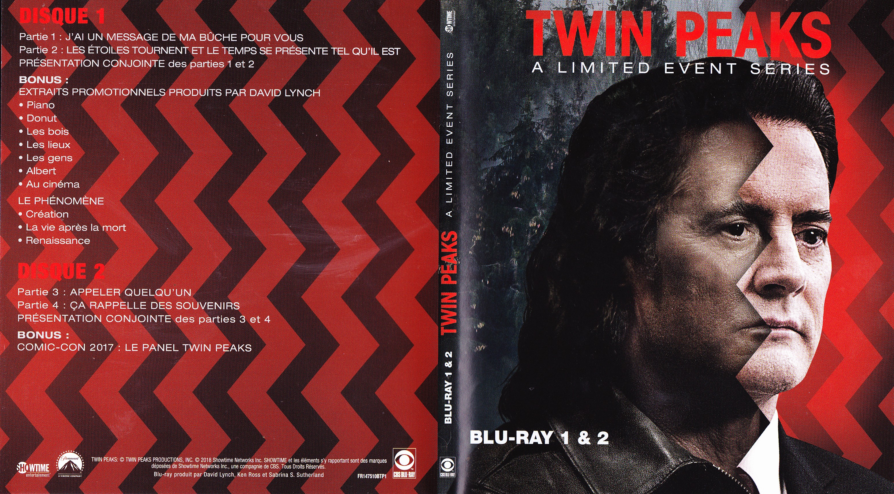 Jaquette DVD Twin Peaks A limited event series (BLU-RAY)