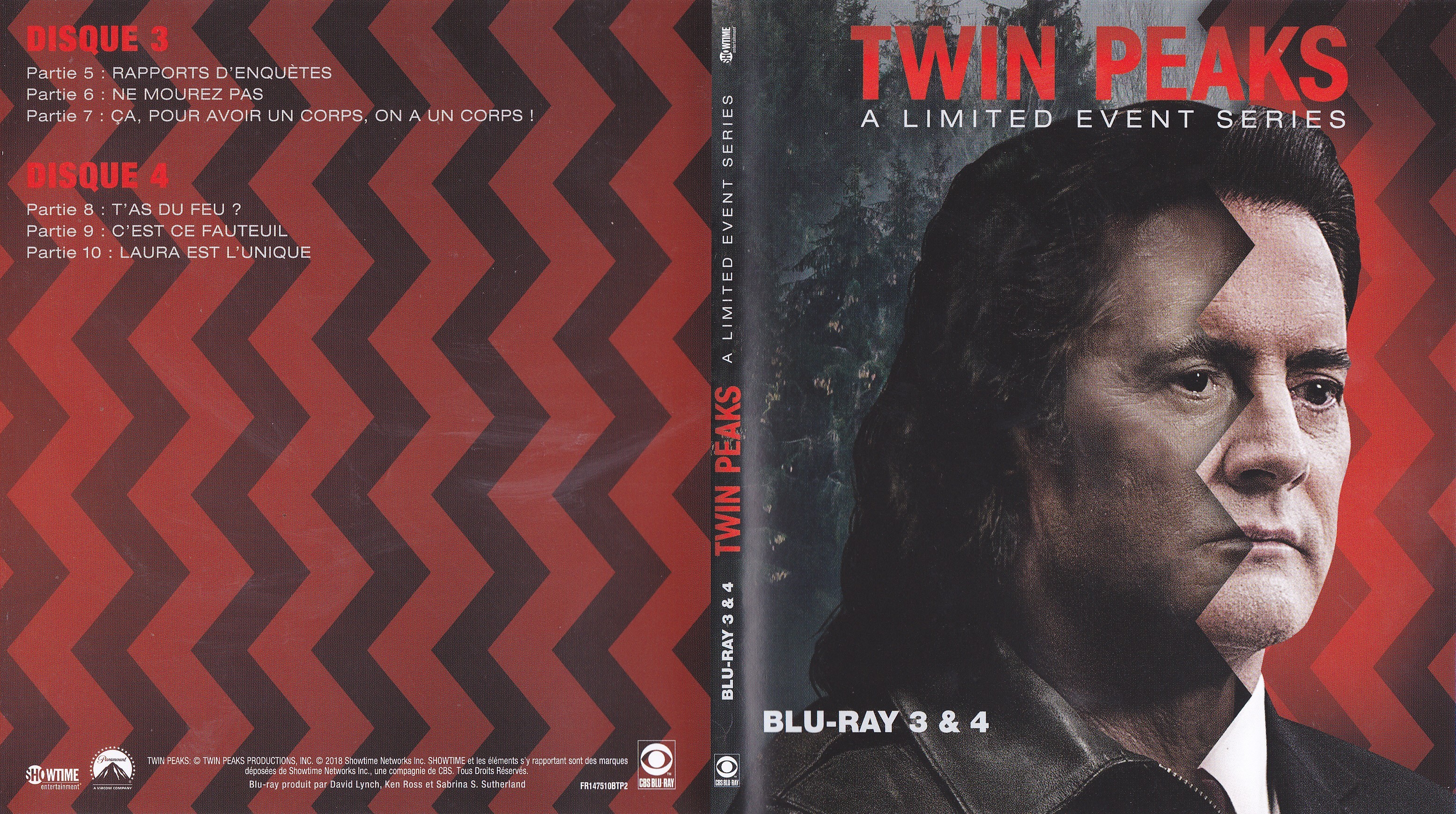 Jaquette DVD Twin Peaks A limited event series (BLU-RAY) v2