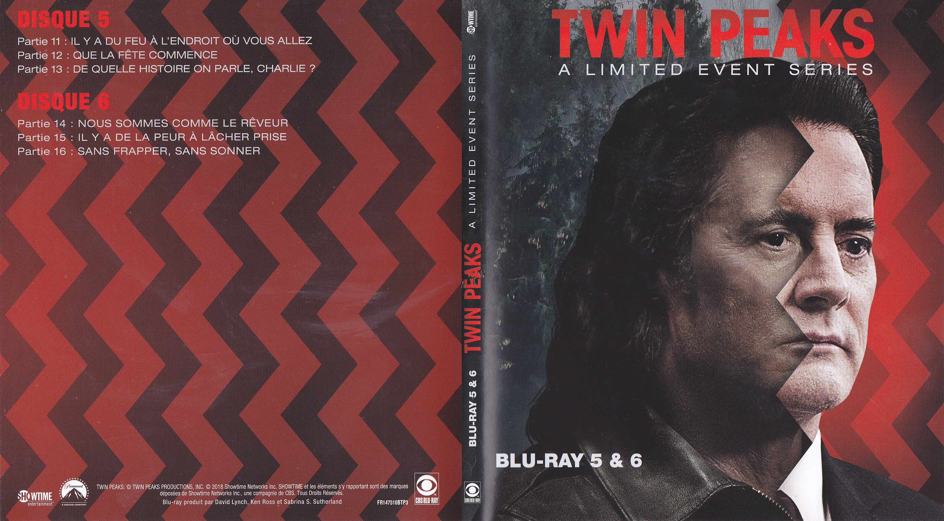 Jaquette DVD Twin Peaks A limited event series (BLU-RAY) v3