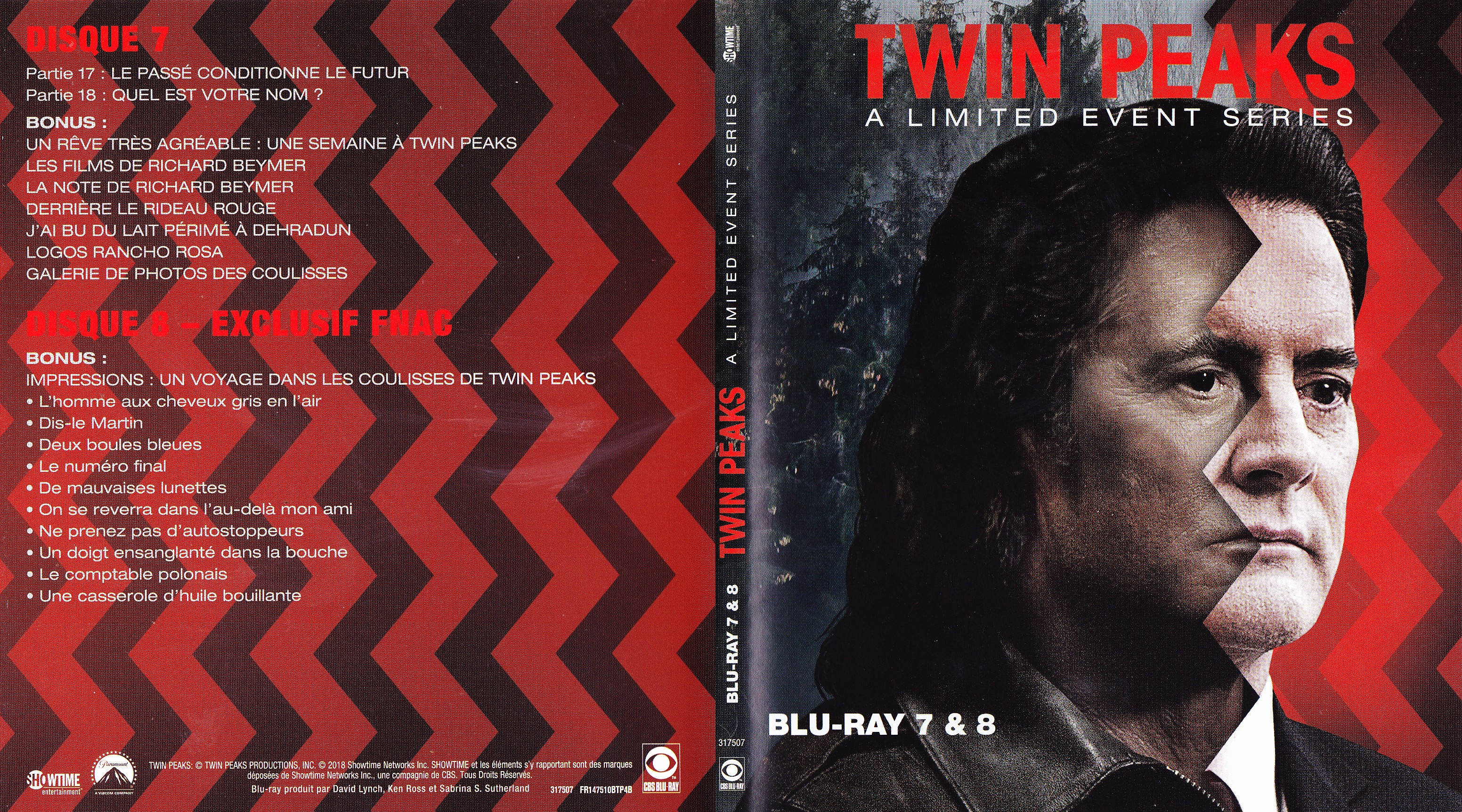 Jaquette DVD Twin Peaks A limited event series (BLU-RAY) v4