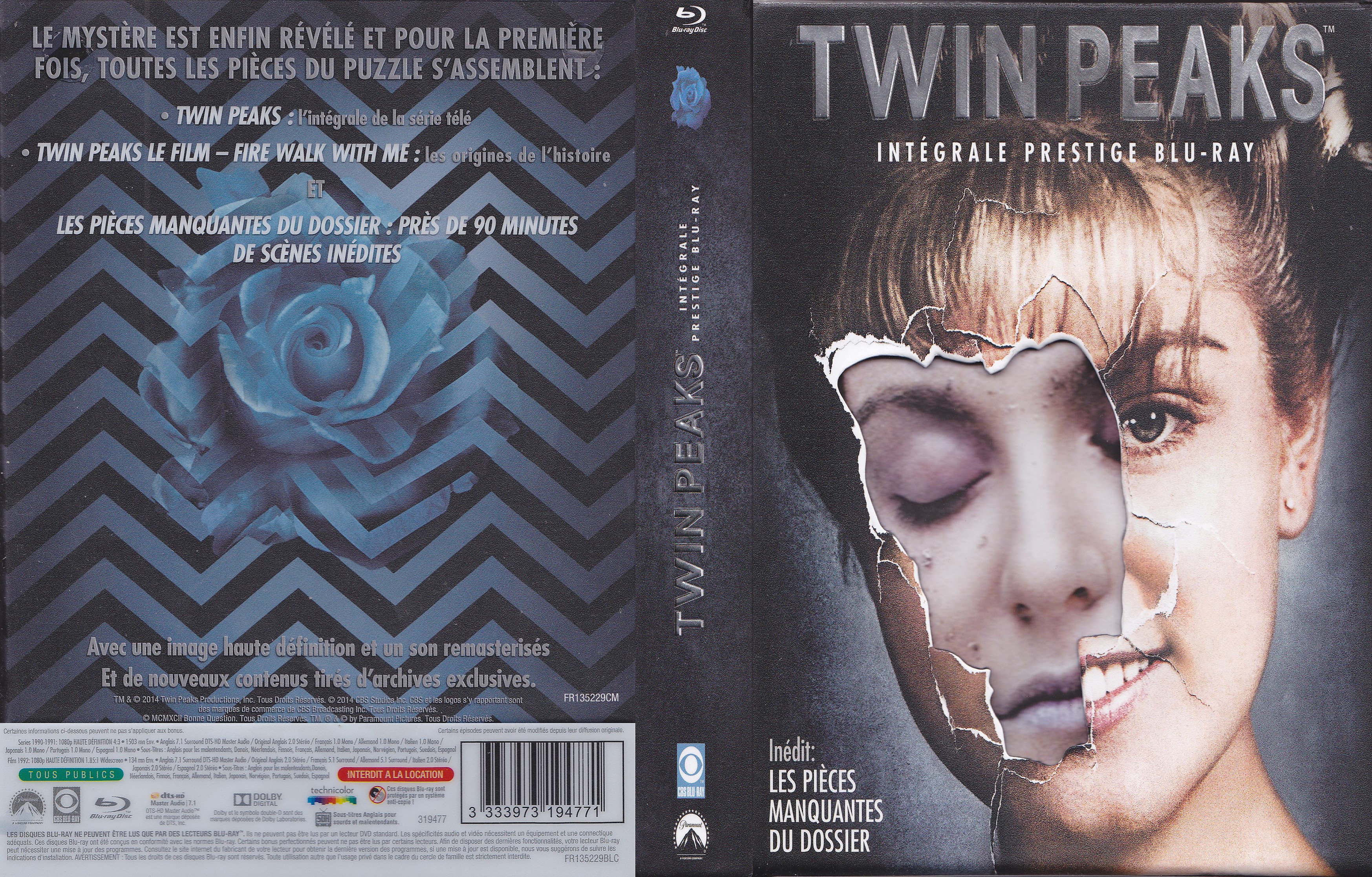 Jaquette DVD Twin Peaks COFFRET (BLU-RAY)