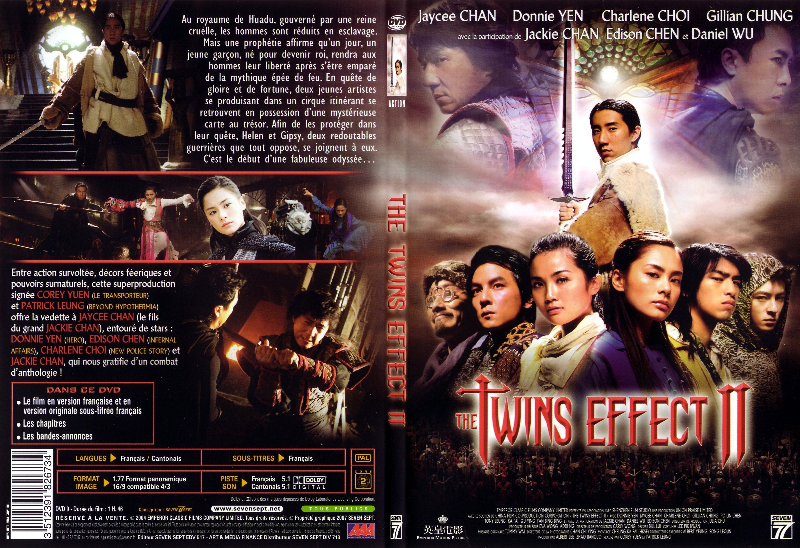 Jaquette DVD Twins effect 2 - SLIM