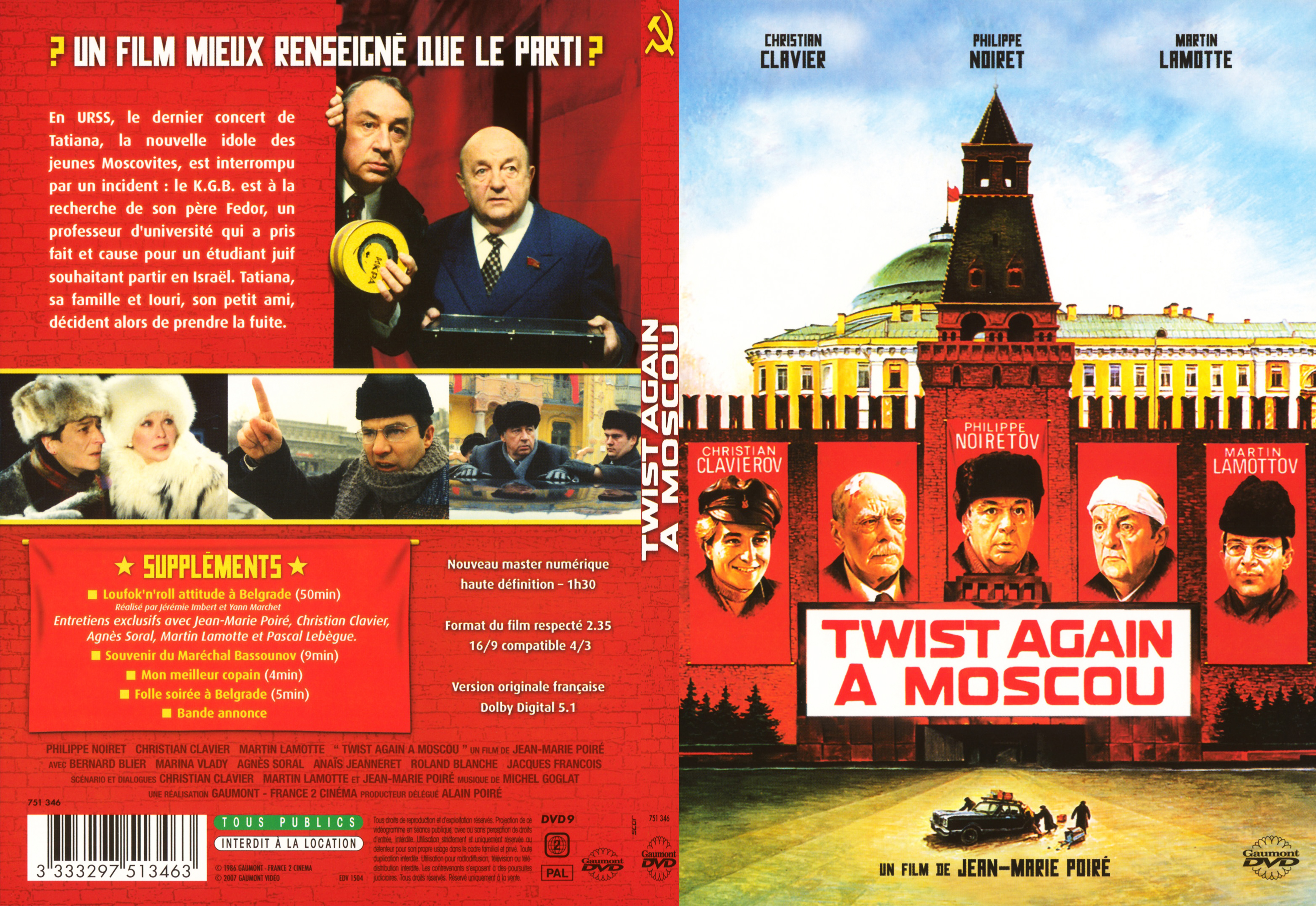 Jaquette DVD Twist again  Moscou - SLIM