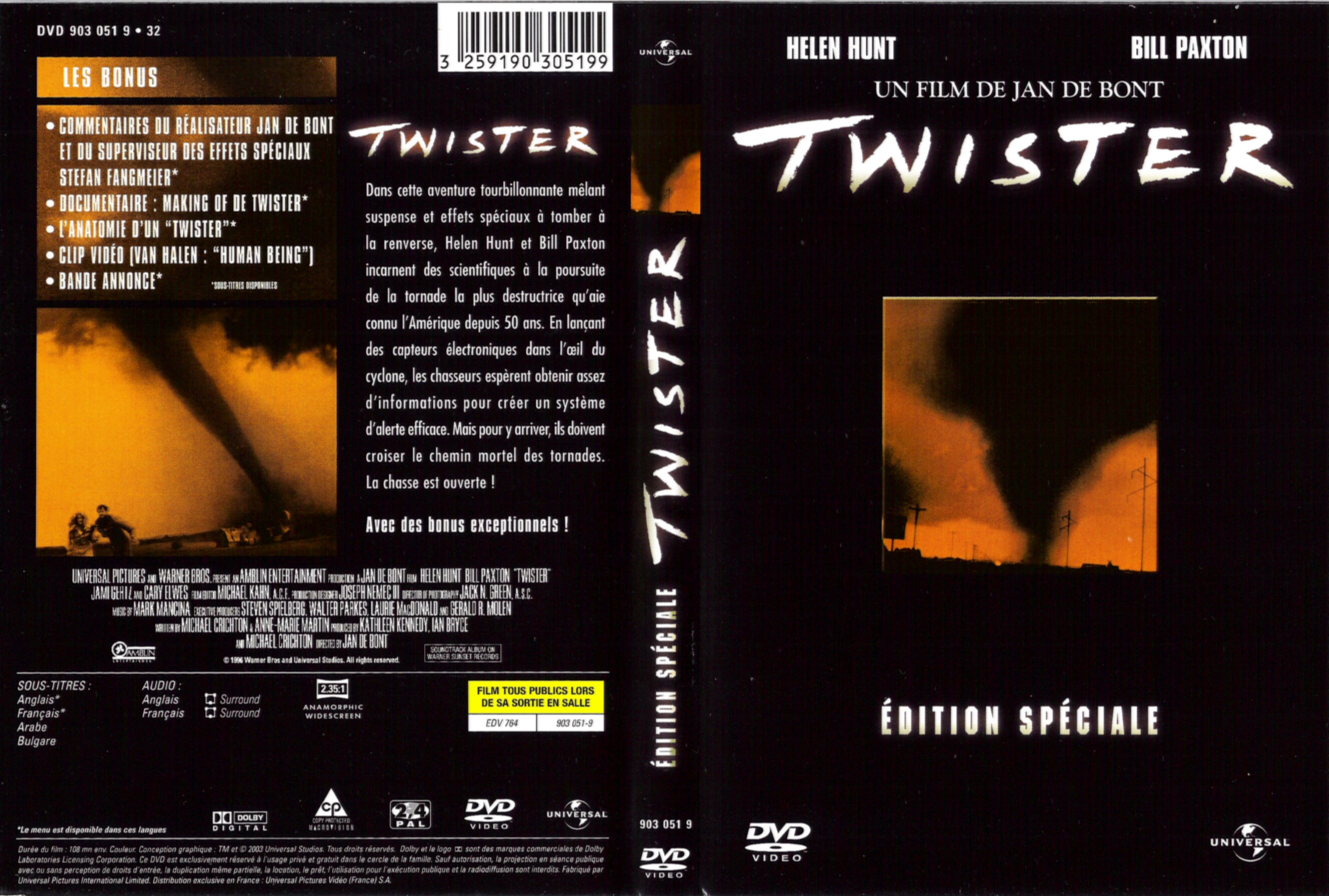 Jaquette DVD Twister