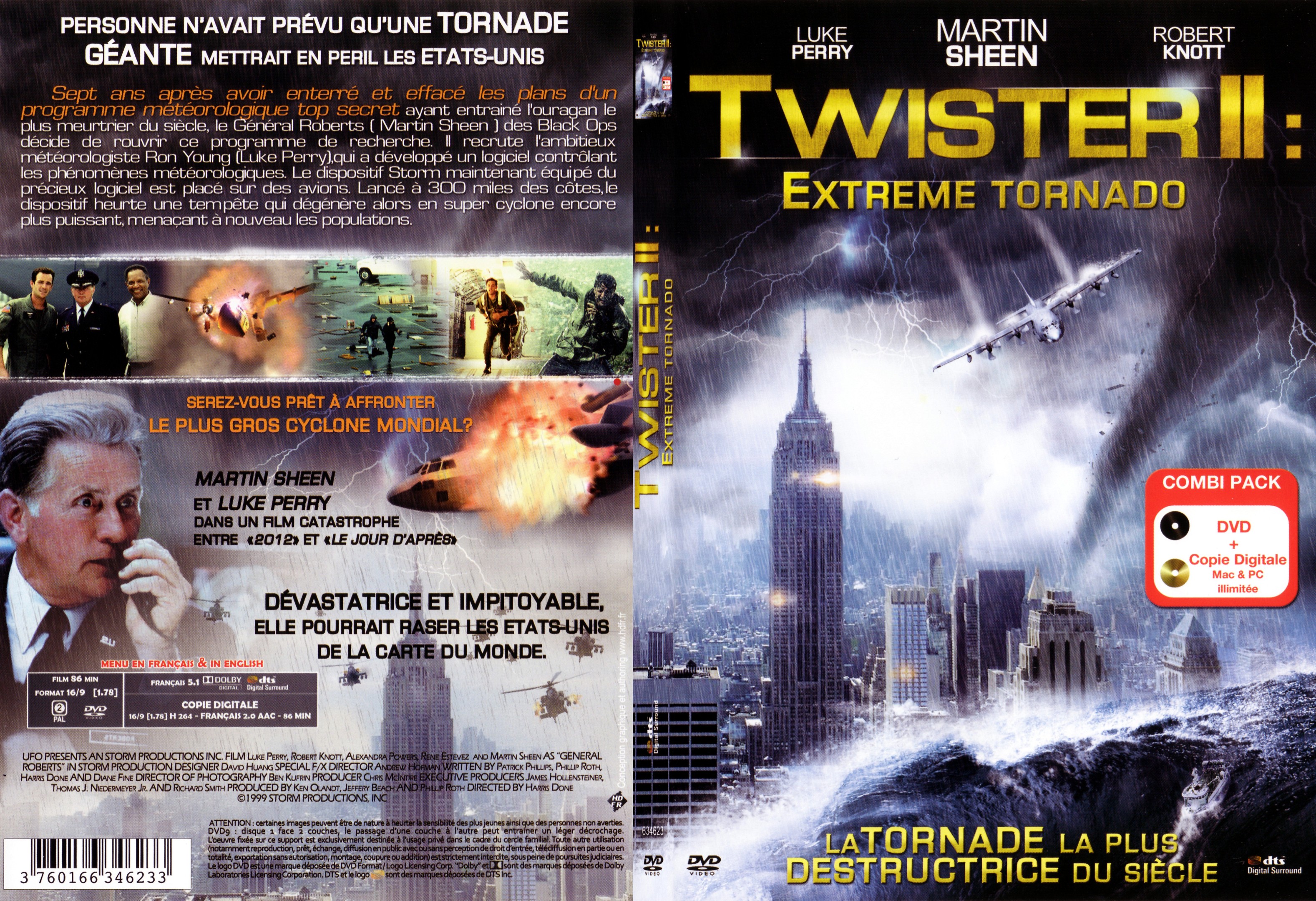 Jaquette DVD Twister 2 - Extreme tornado - SLIM