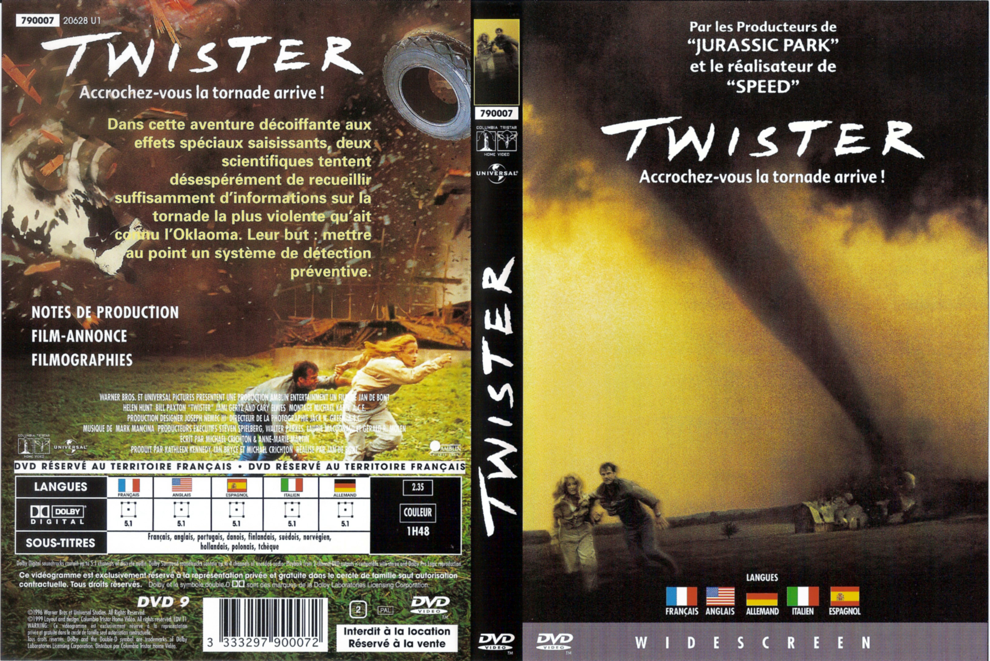 Jaquette DVD Twister v2