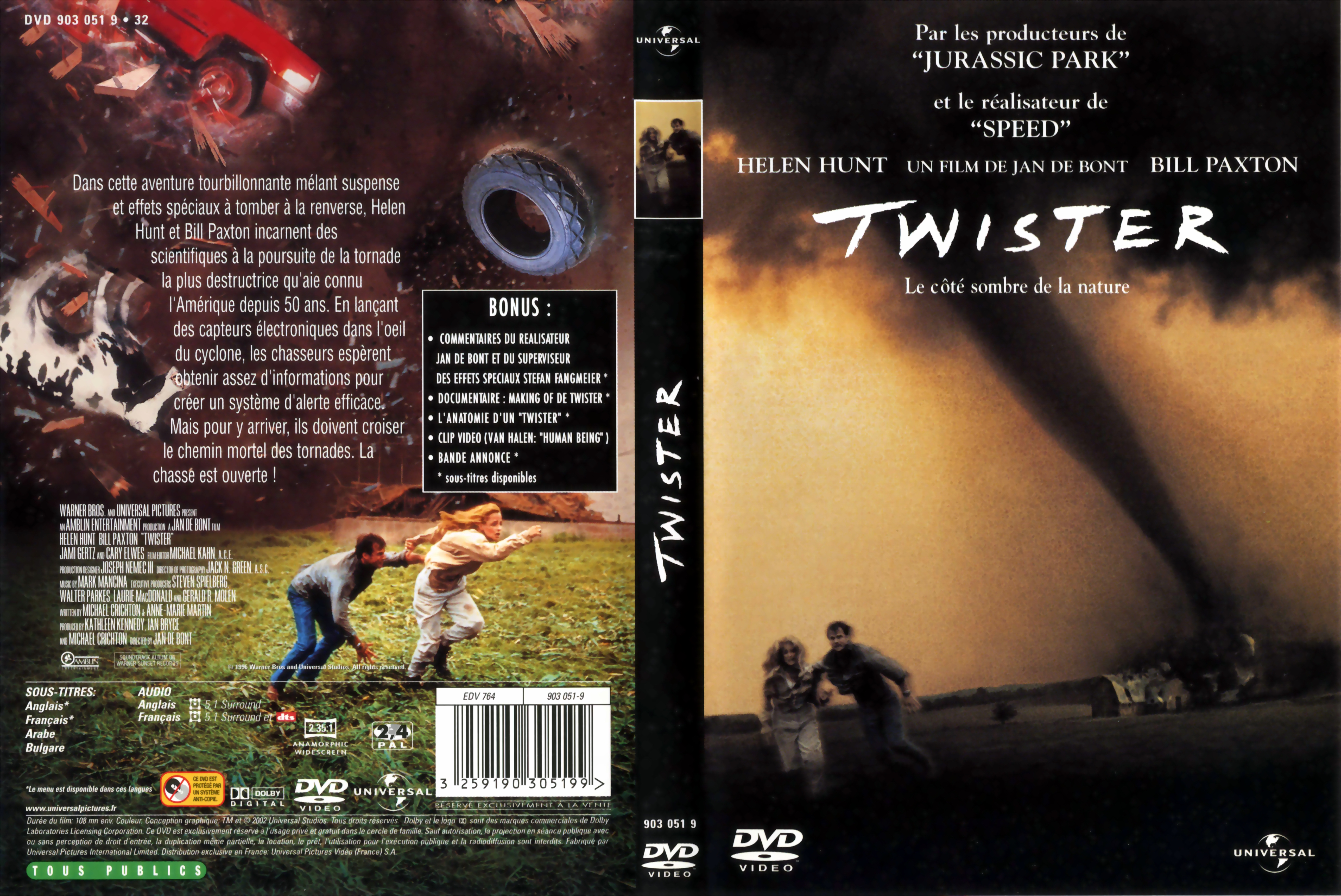 Jaquette DVD Twister v3