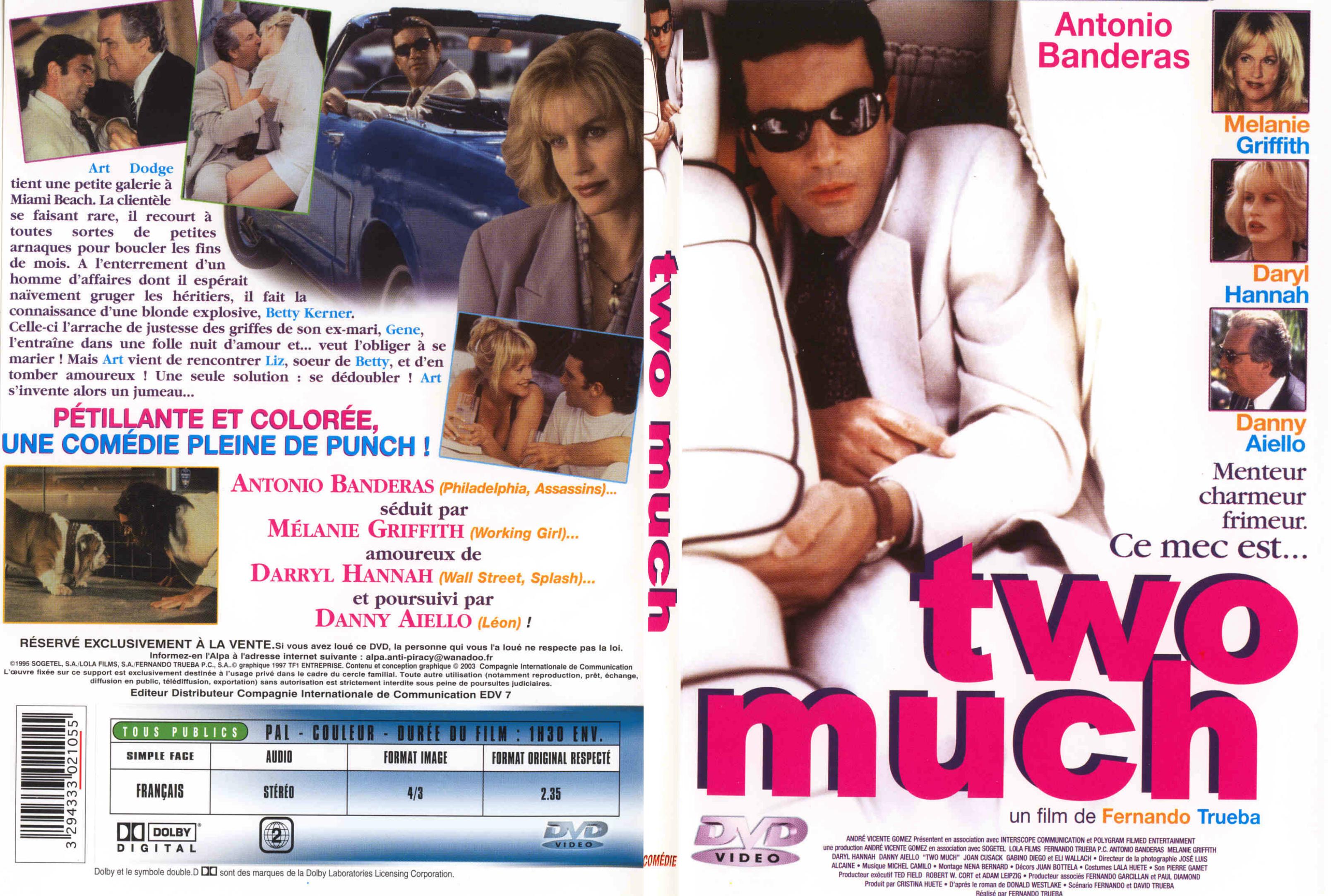Jaquette DVD Two Much - SLIM