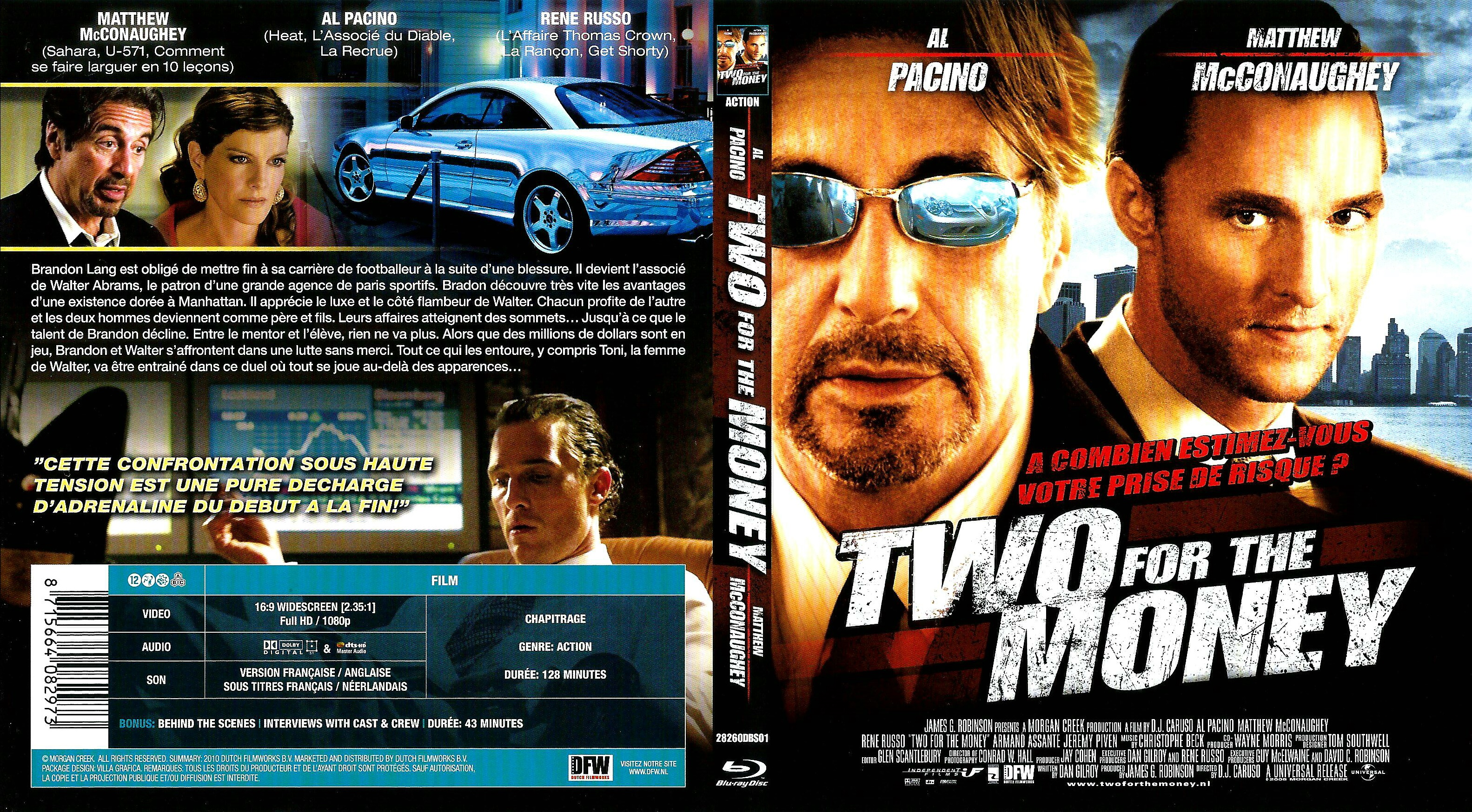 Jaquette DVD Two for the money (BLU-RAY)