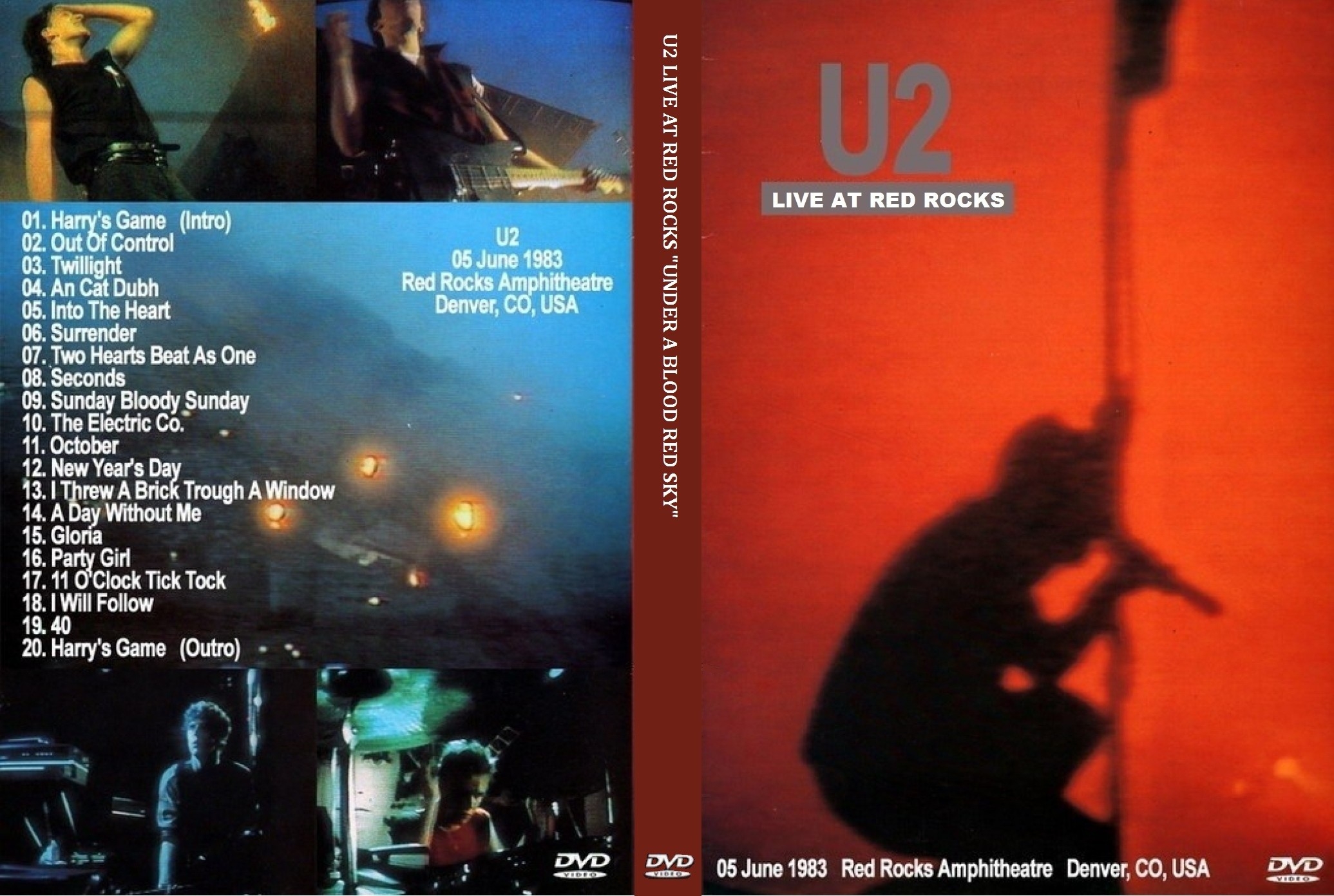 Jaquette DVD U2 Live Red Rocks Amphitheatre Denver
