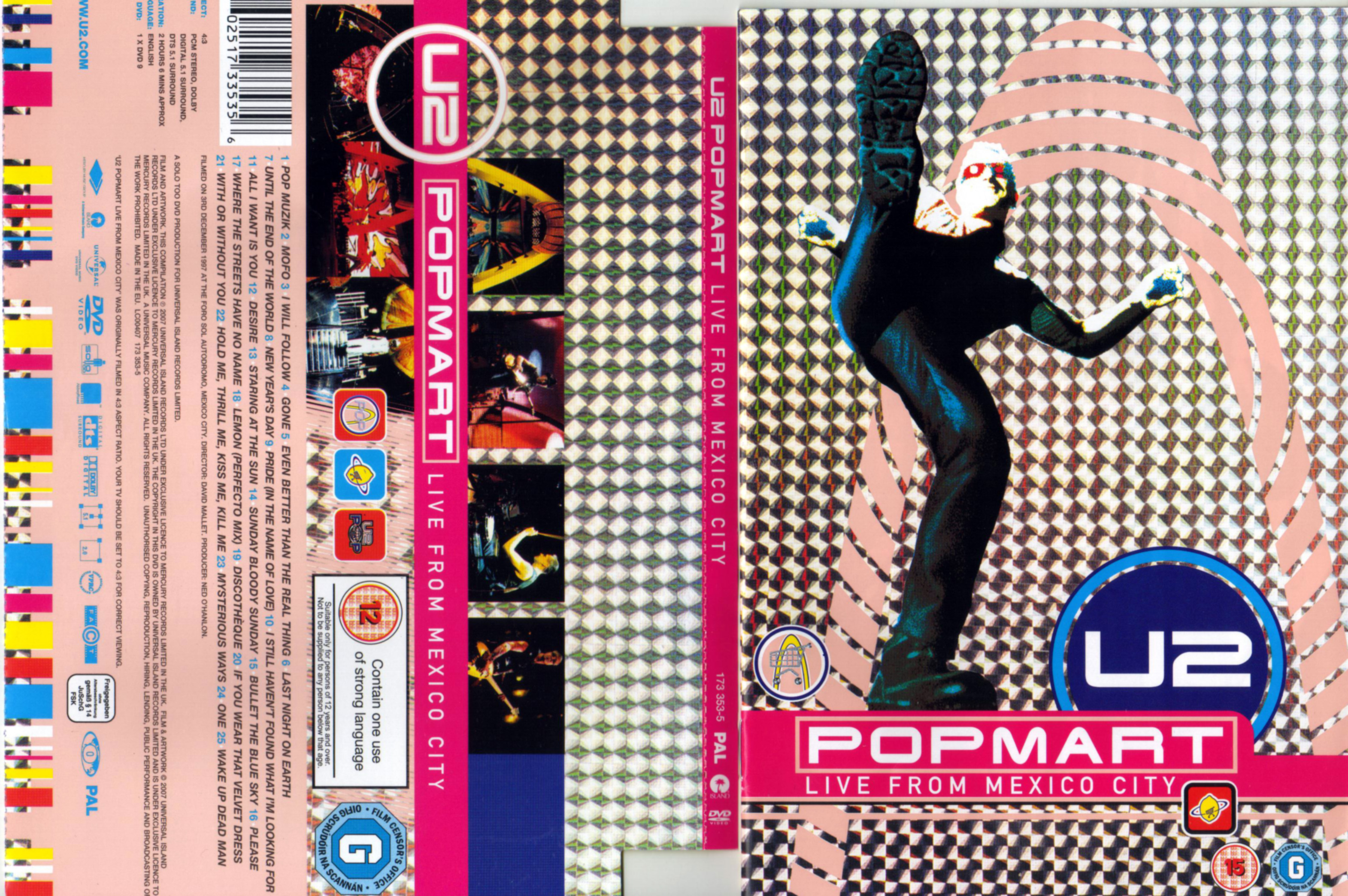 Jaquette DVD U2 Popmart