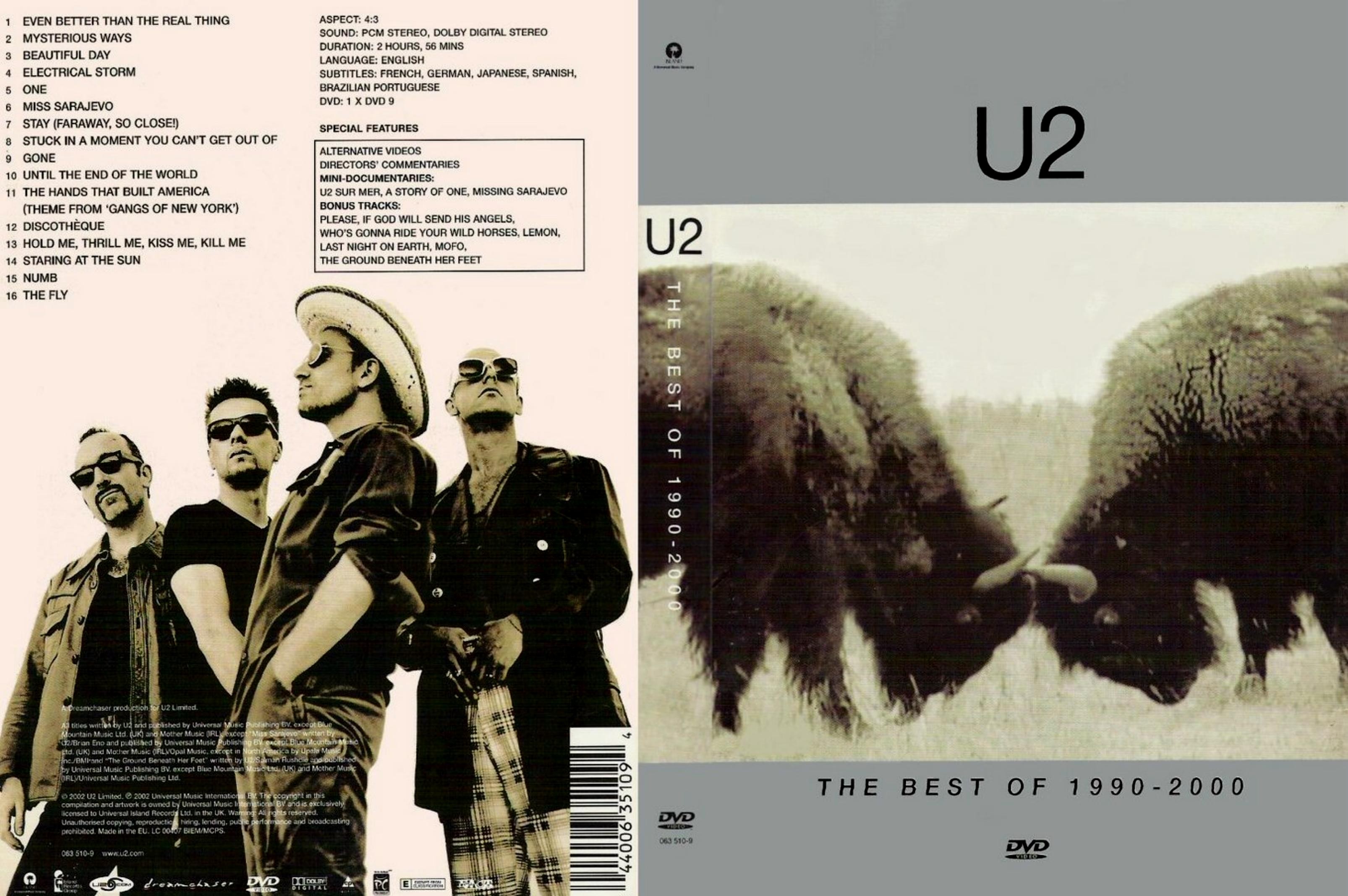 Jaquette DVD U2 The best of 1990-2000