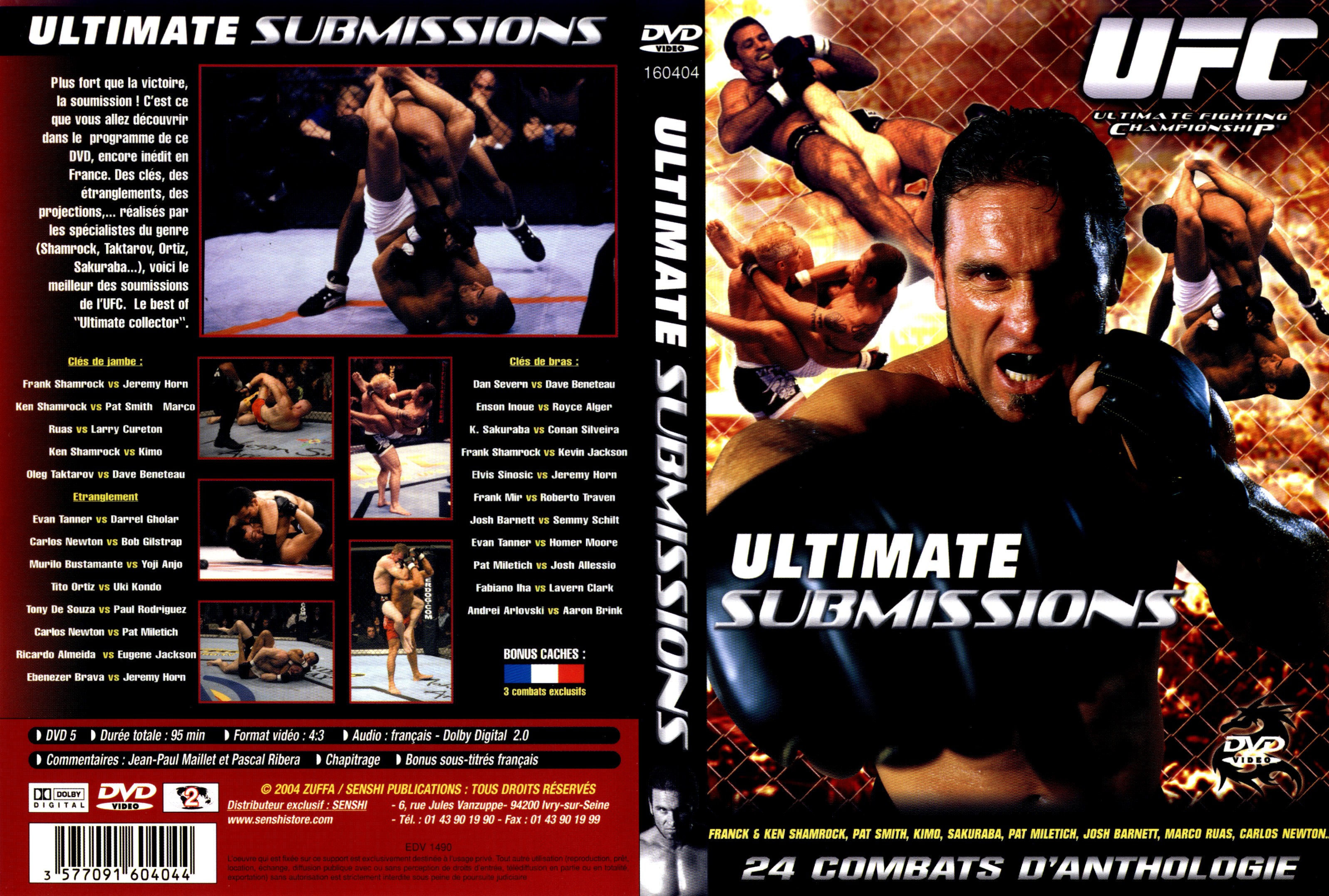 Jaquette DVD UFC Ultimate Submission