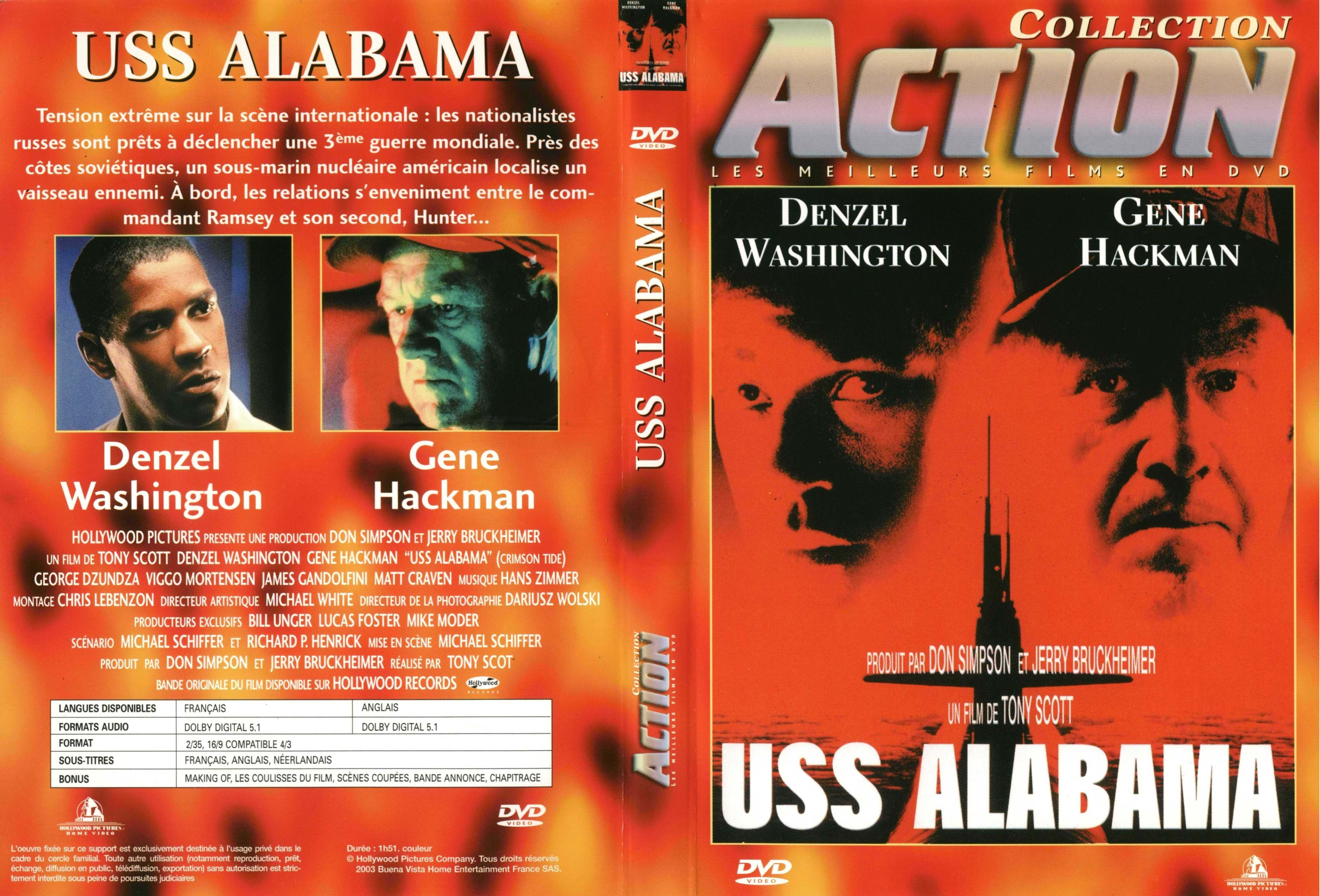 Jaquette DVD USS Alabama