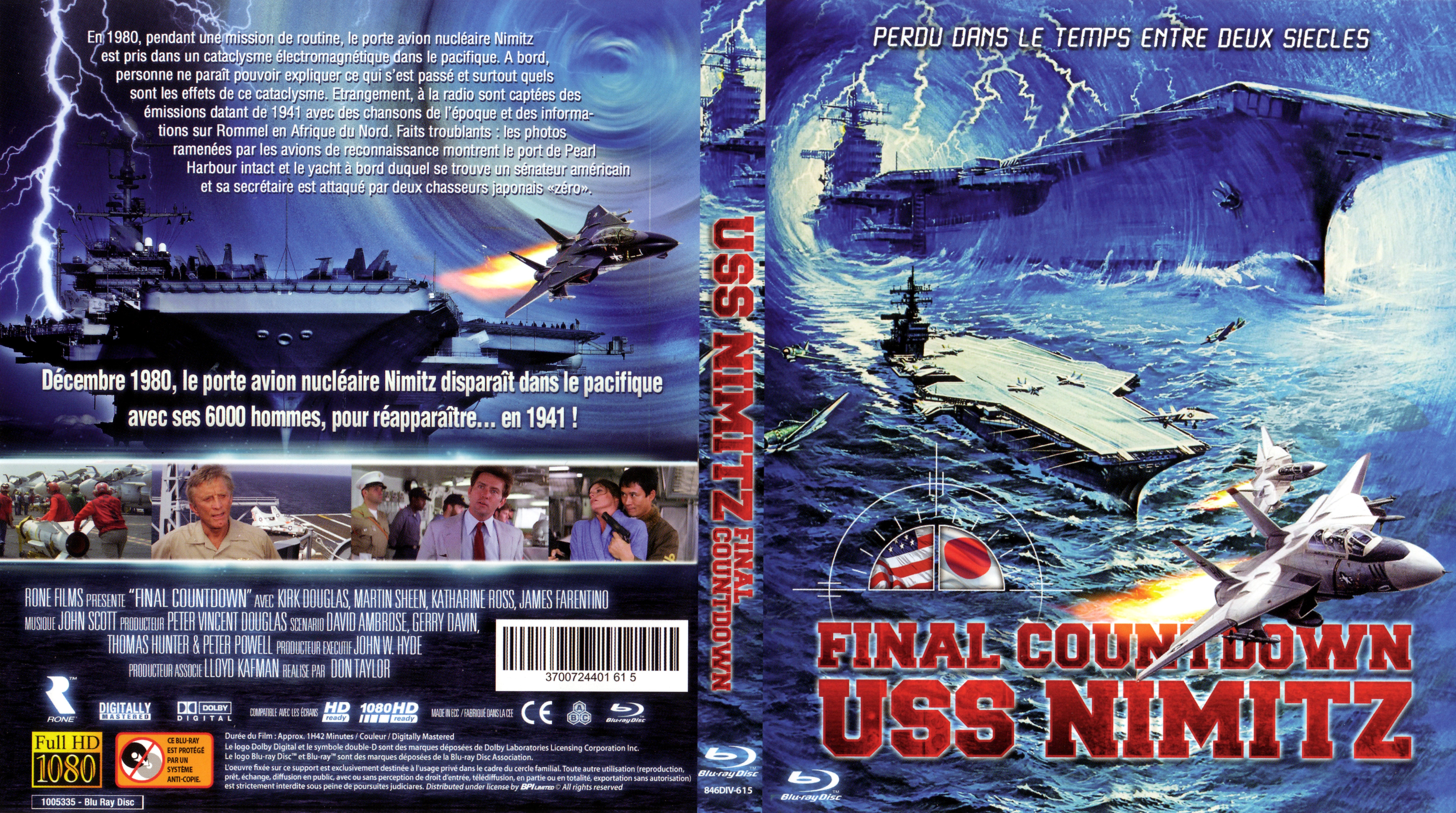 Jaquette DVD USS Nimitz - Final Countdown (BLU-RAY)