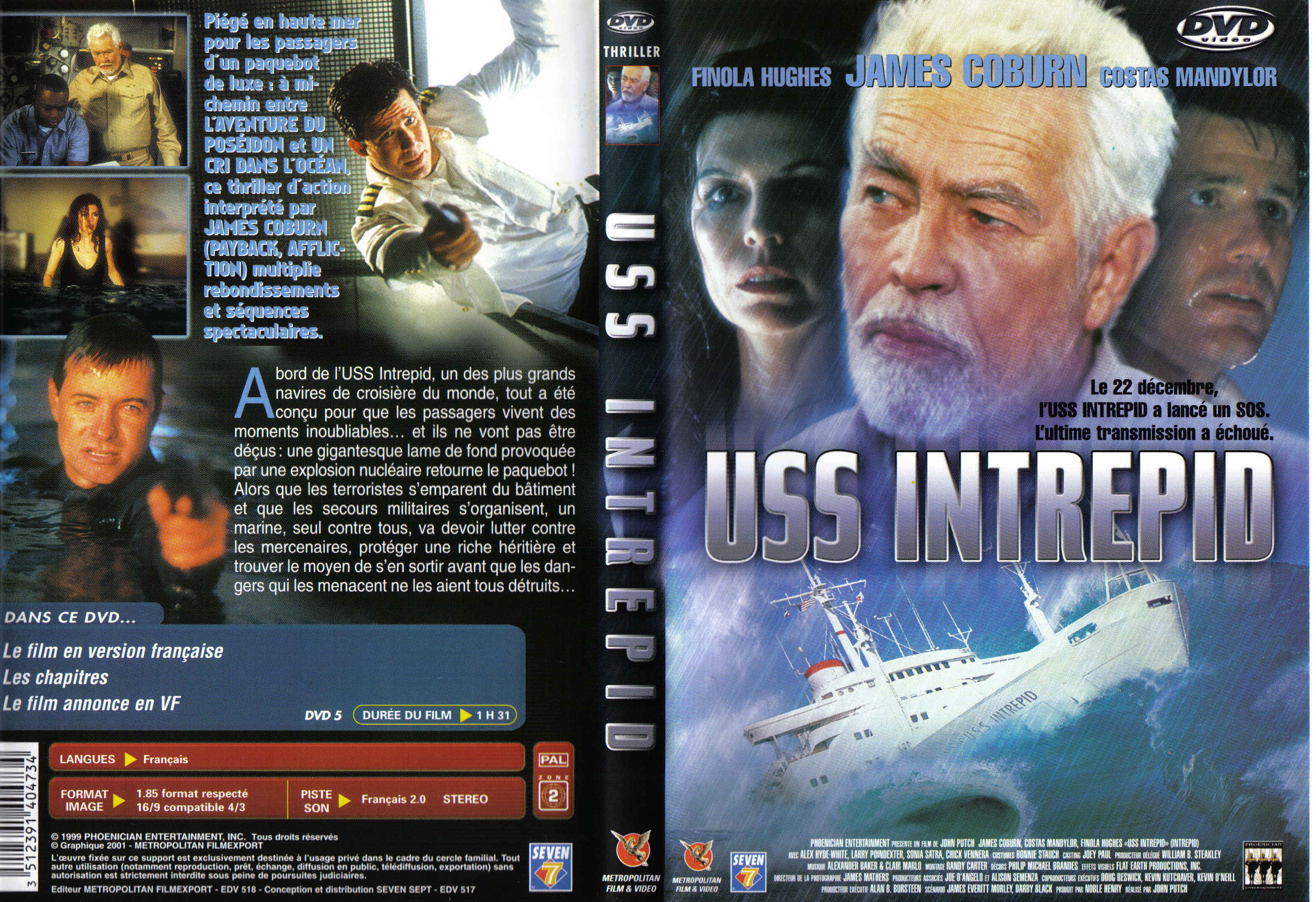 Jaquette DVD USS intrepid