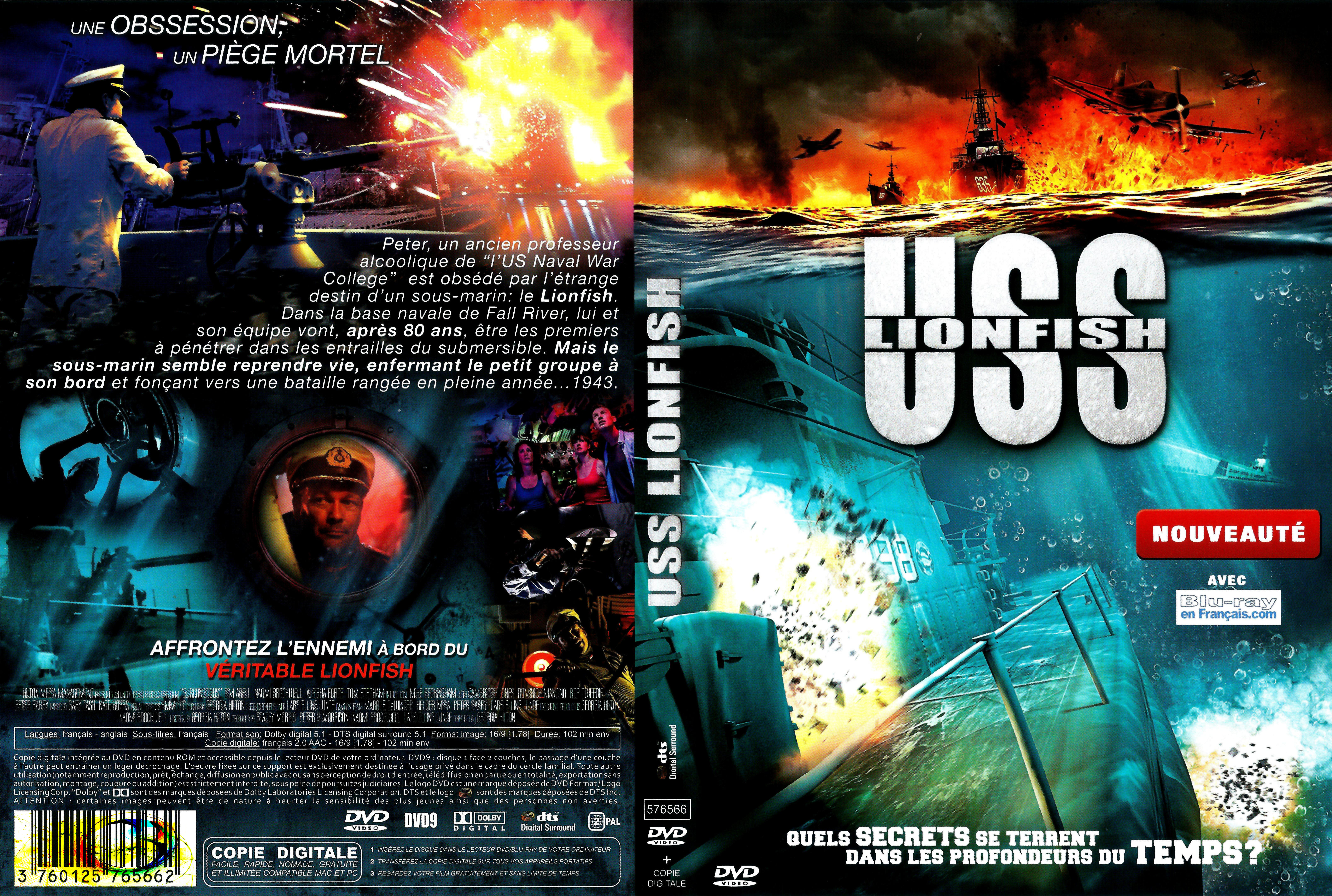 Jaquette DVD USS lionfish