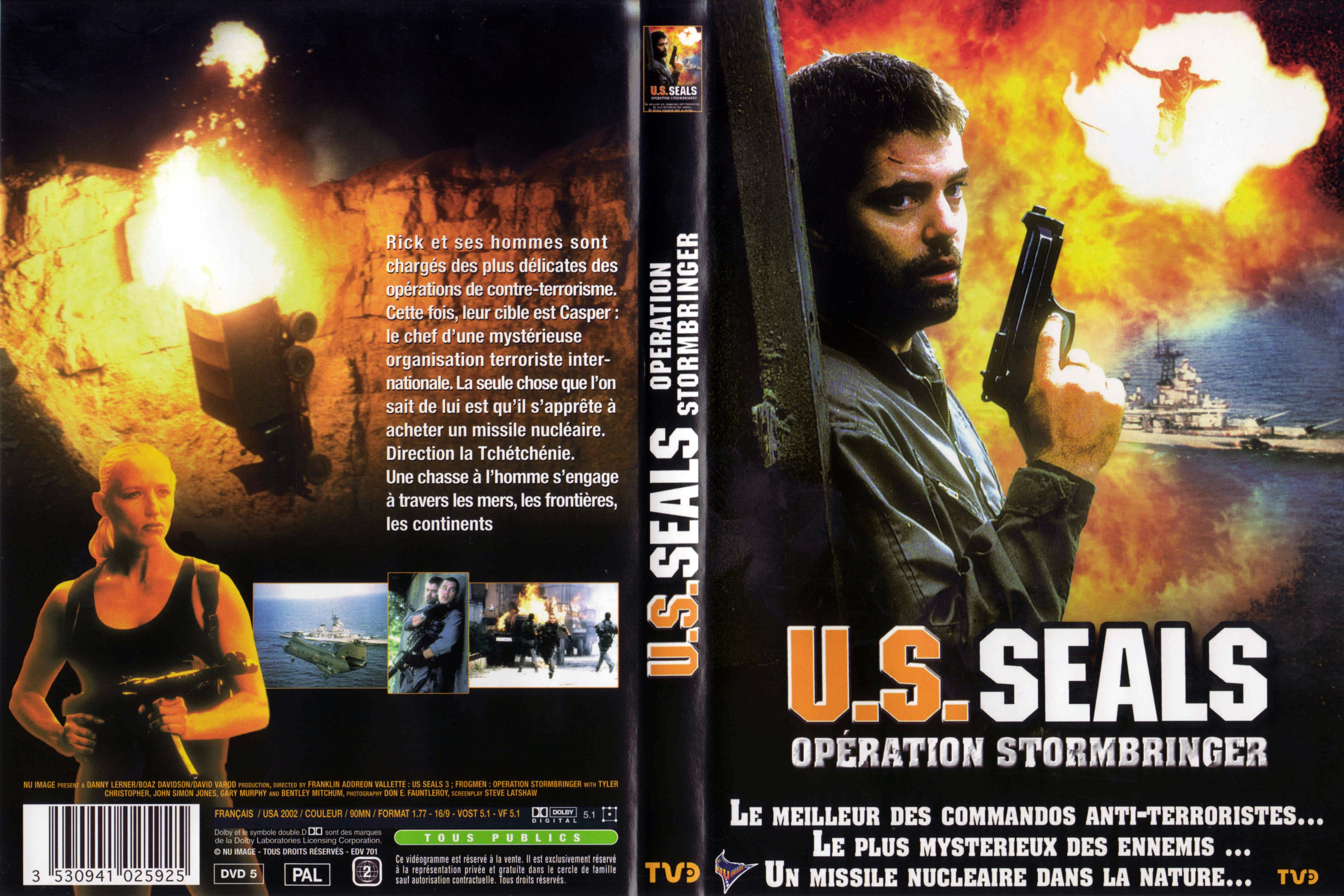 Jaquette DVD US Seals operation stormbringer