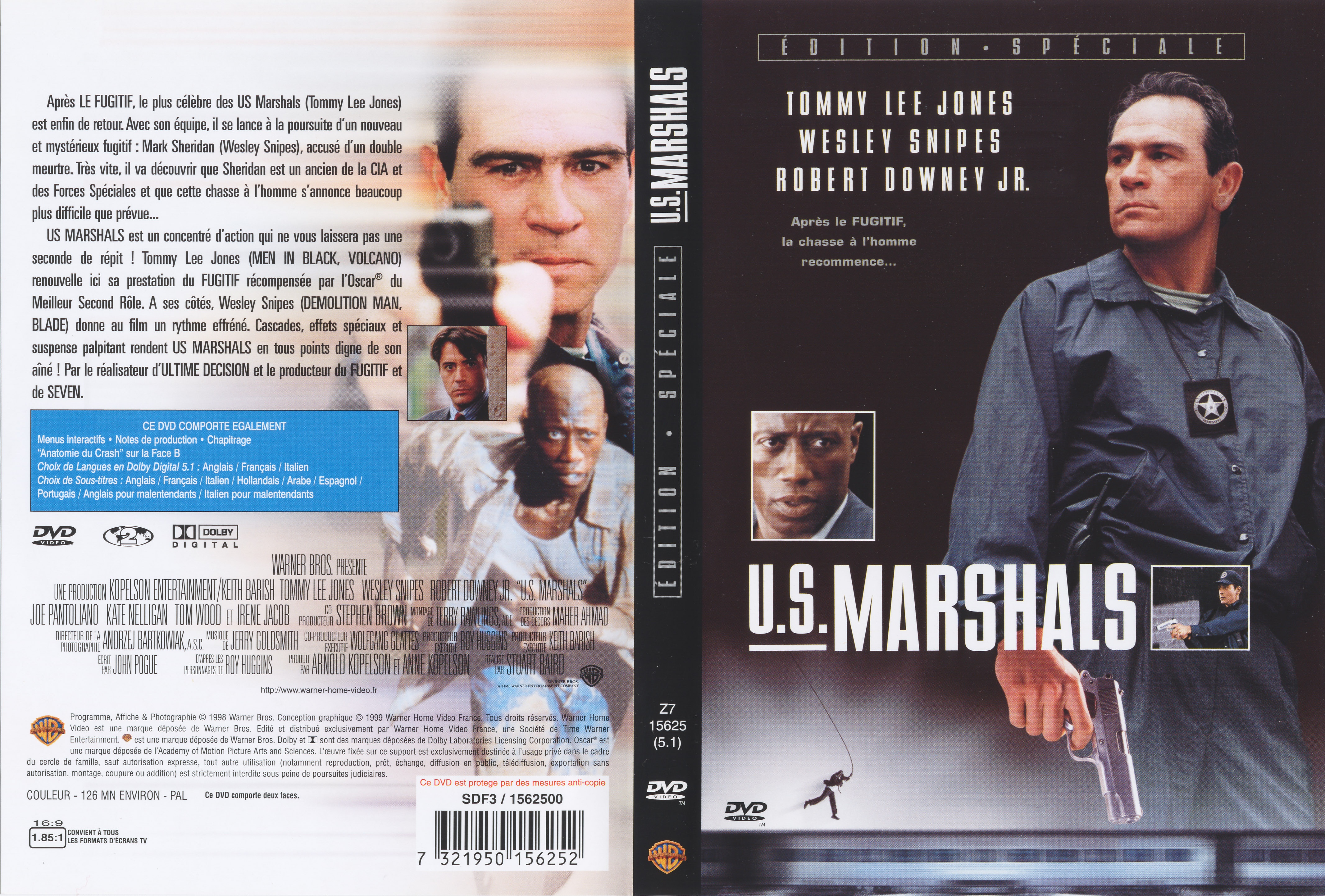 Jaquette DVD US marshals