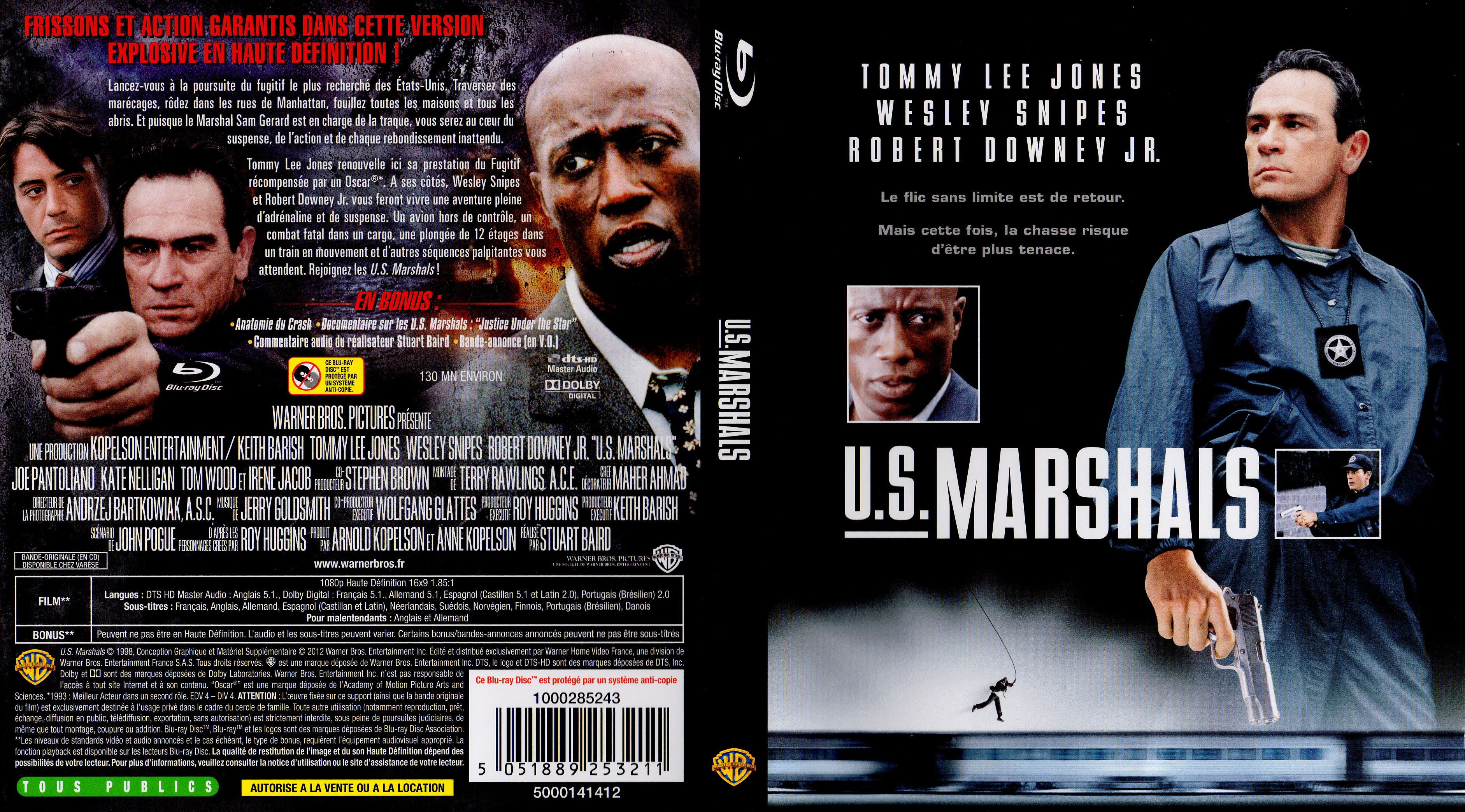 Jaquette DVD US marshals (BLU-RAY)