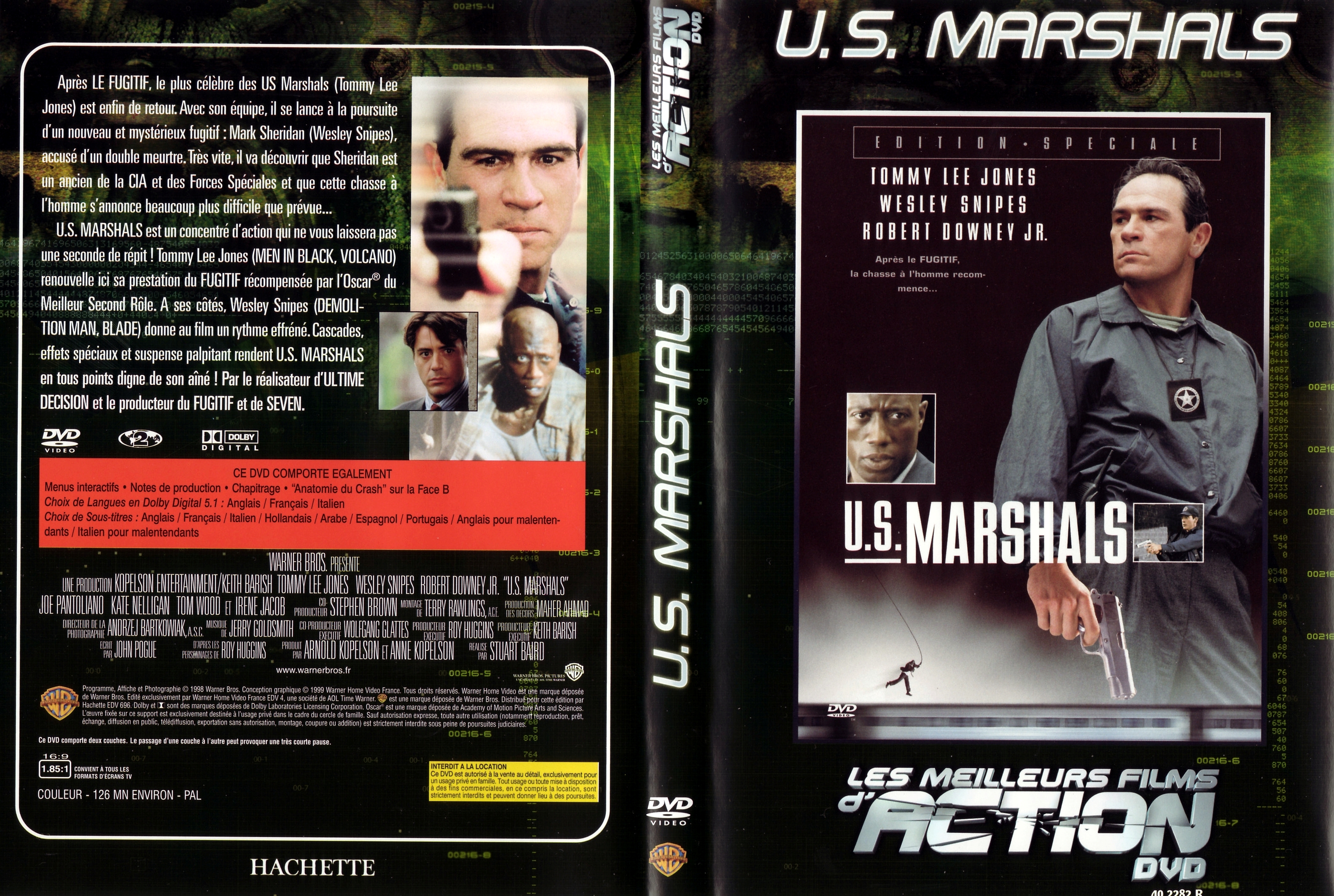 Jaquette DVD US marshals v2