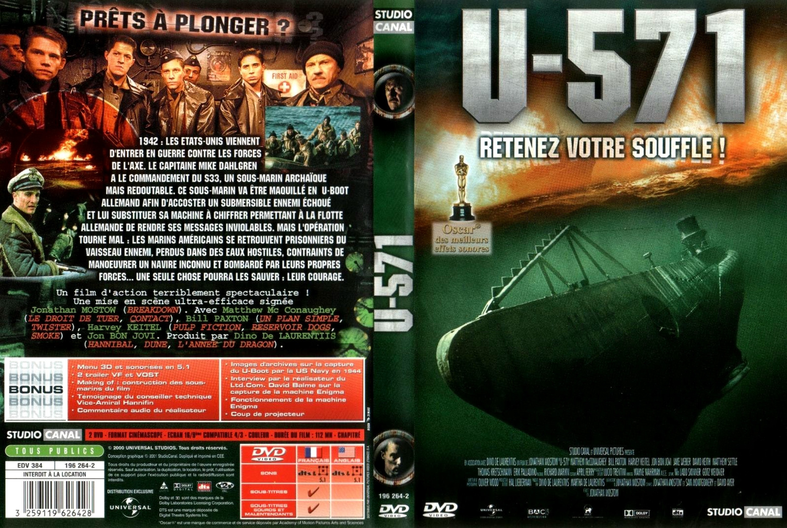 Jaquette DVD U-571