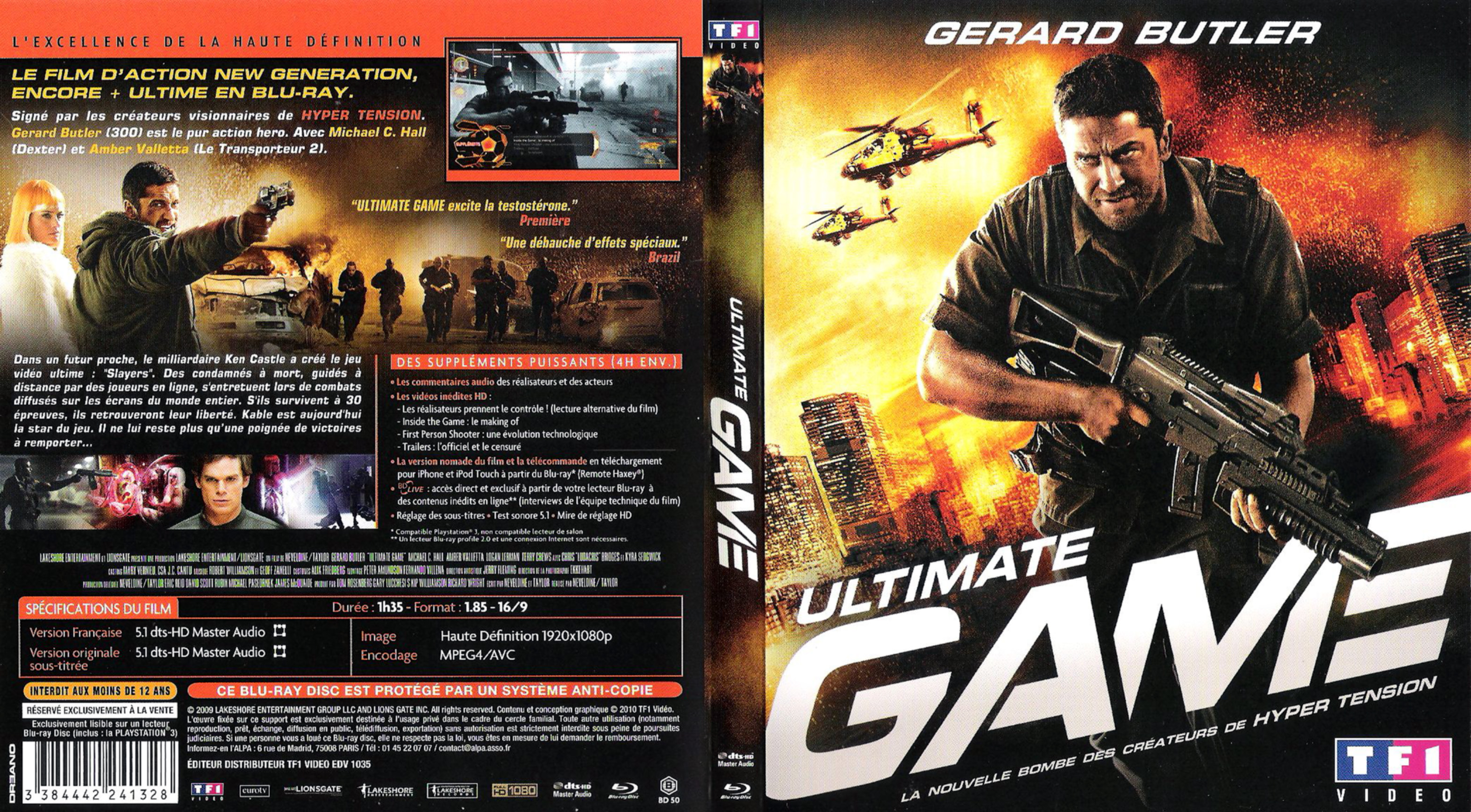 Jaquette DVD Ultimate game (BLU-RAY)