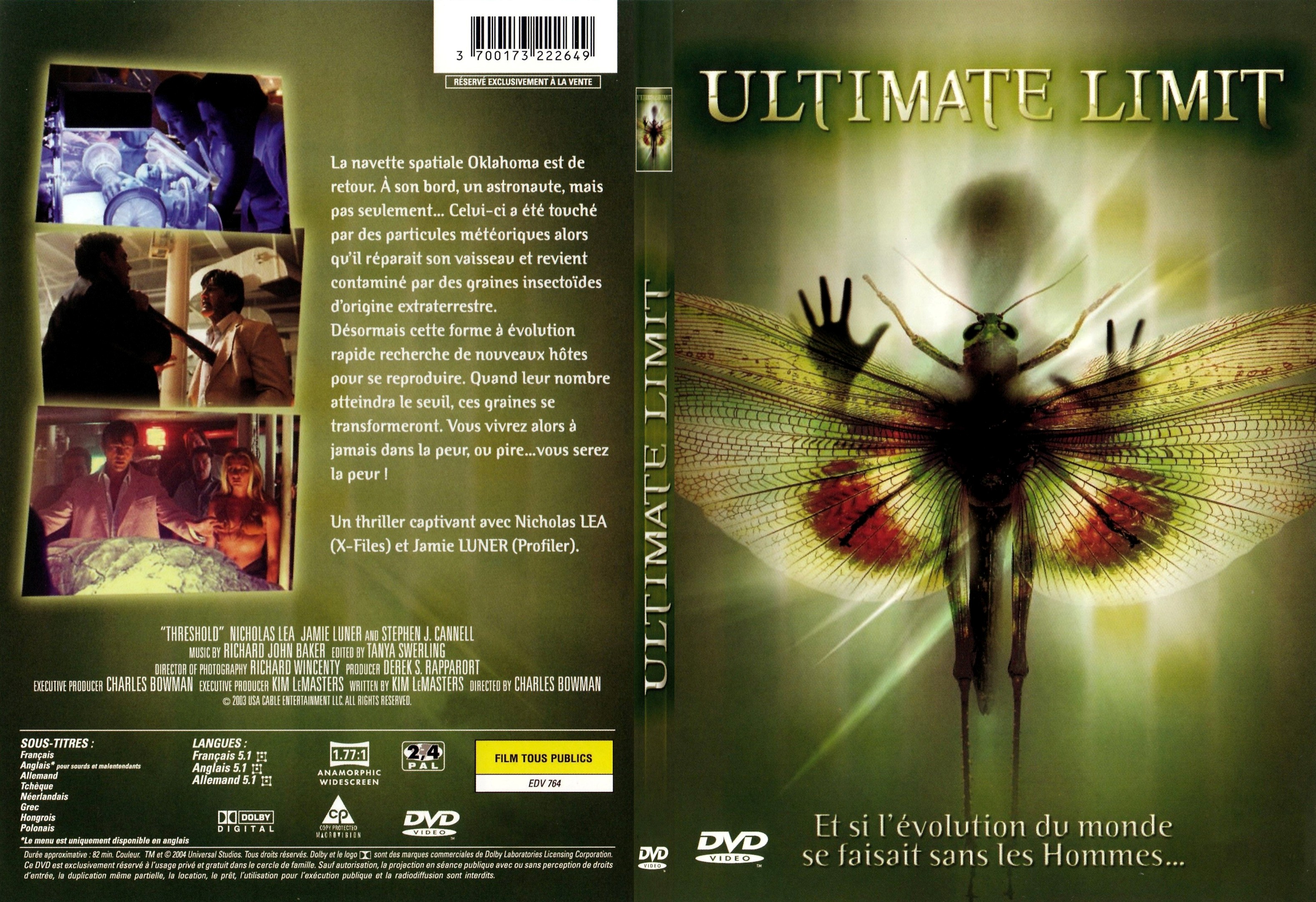 Jaquette DVD Ultimate limit - SLIM