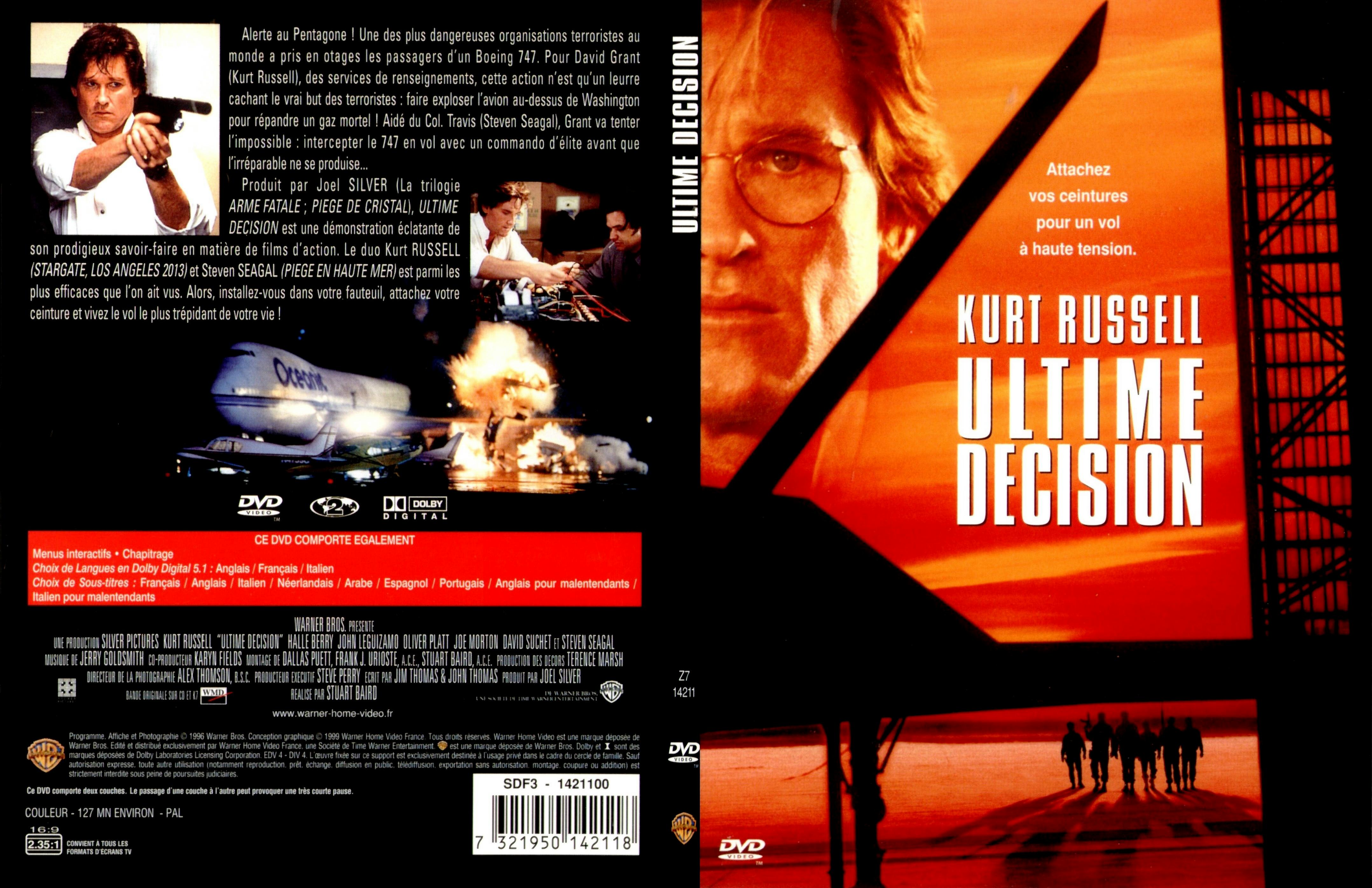 Jaquette DVD Ultime decision - SLIM