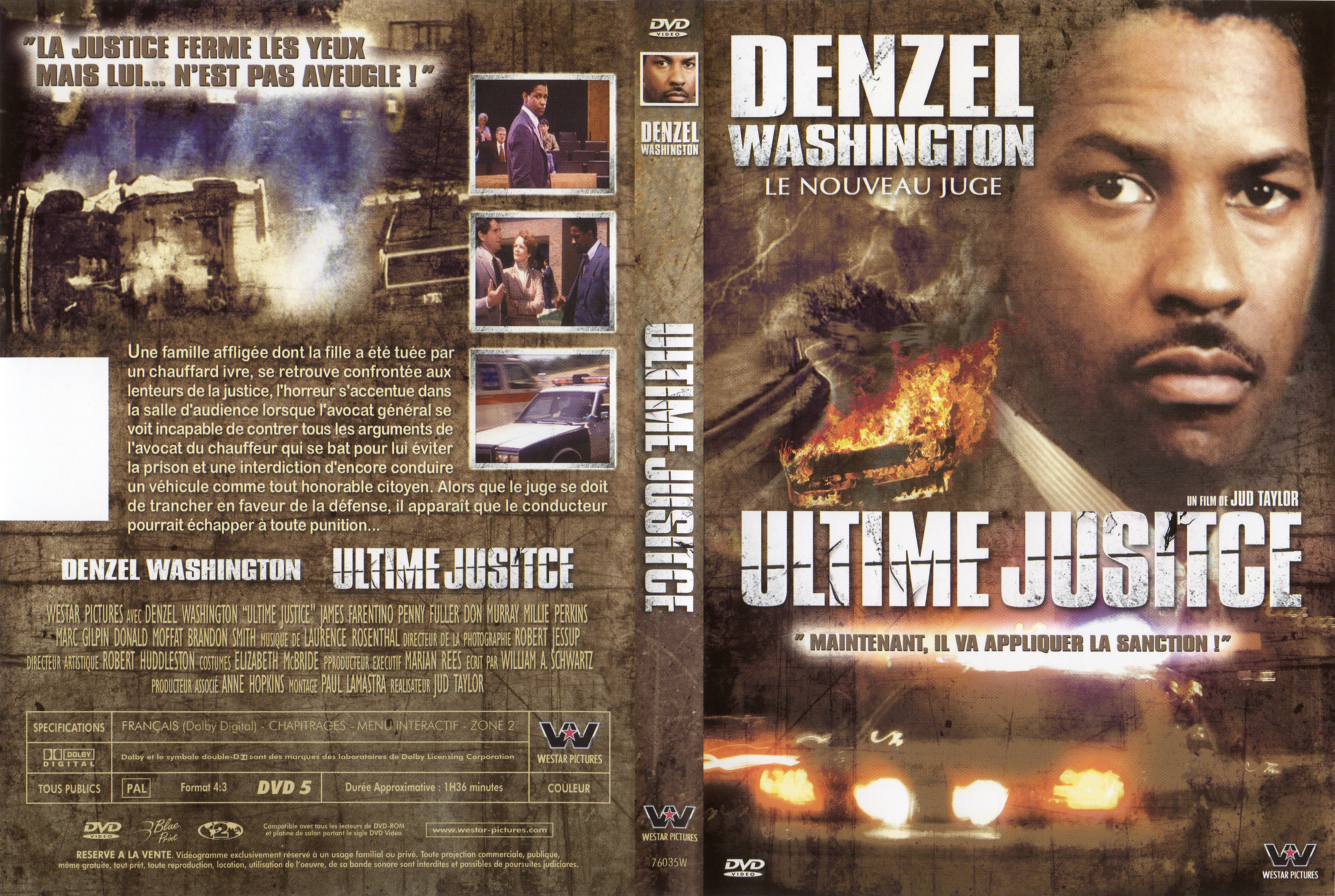 Jaquette DVD Ultime justice