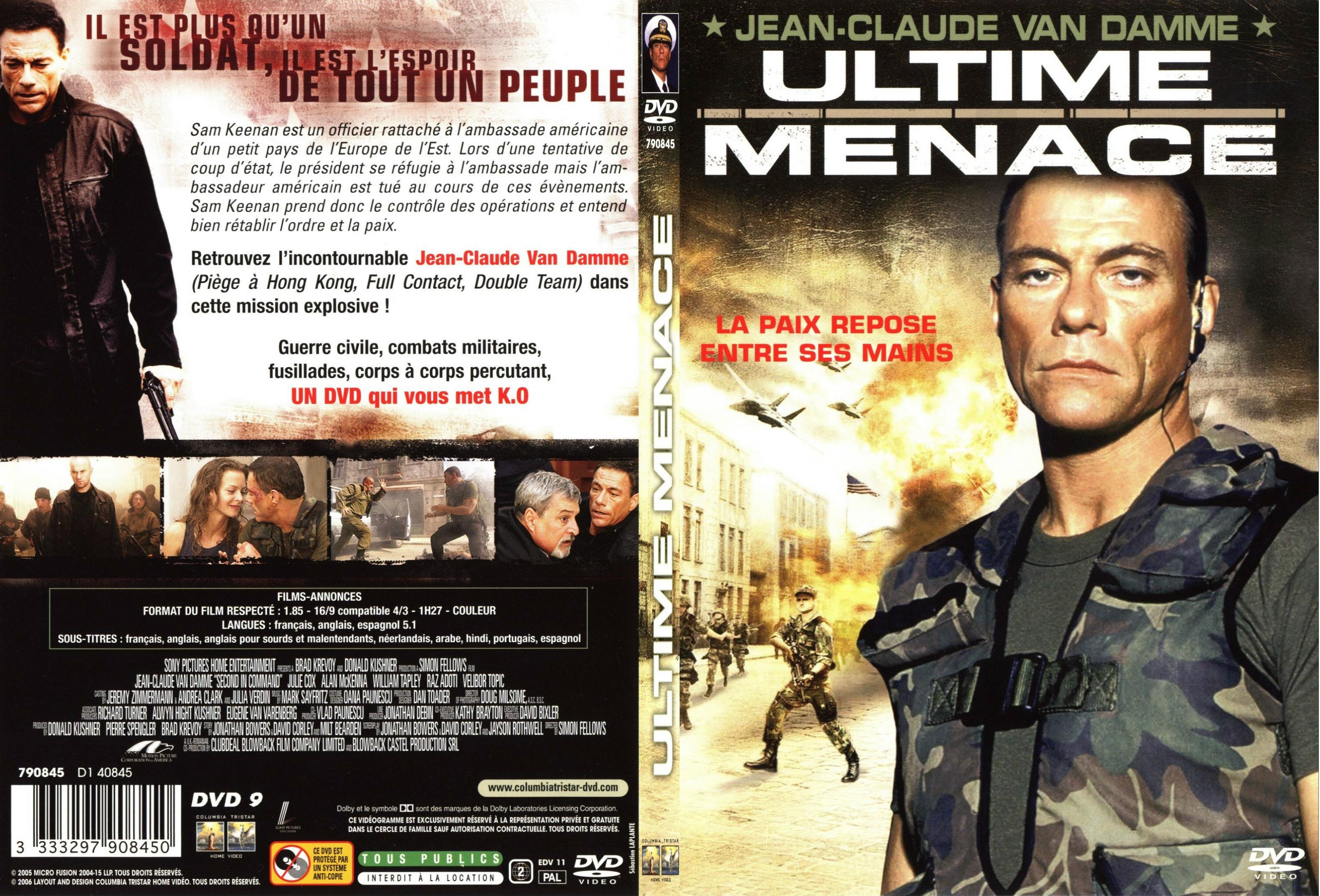 Jaquette DVD Ultime menace - SLIM