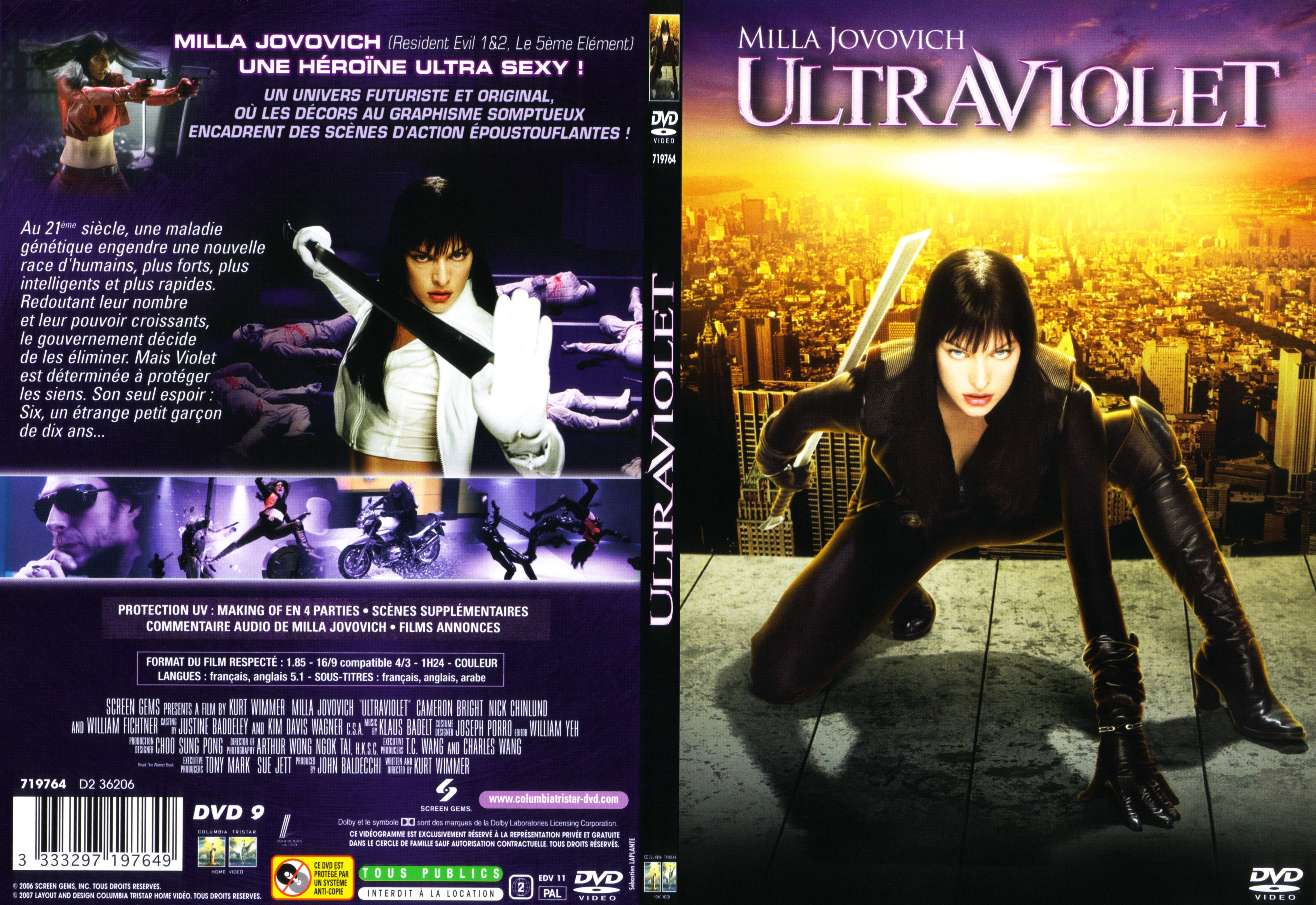 Jaquette DVD Ultraviolet - SLIM v2