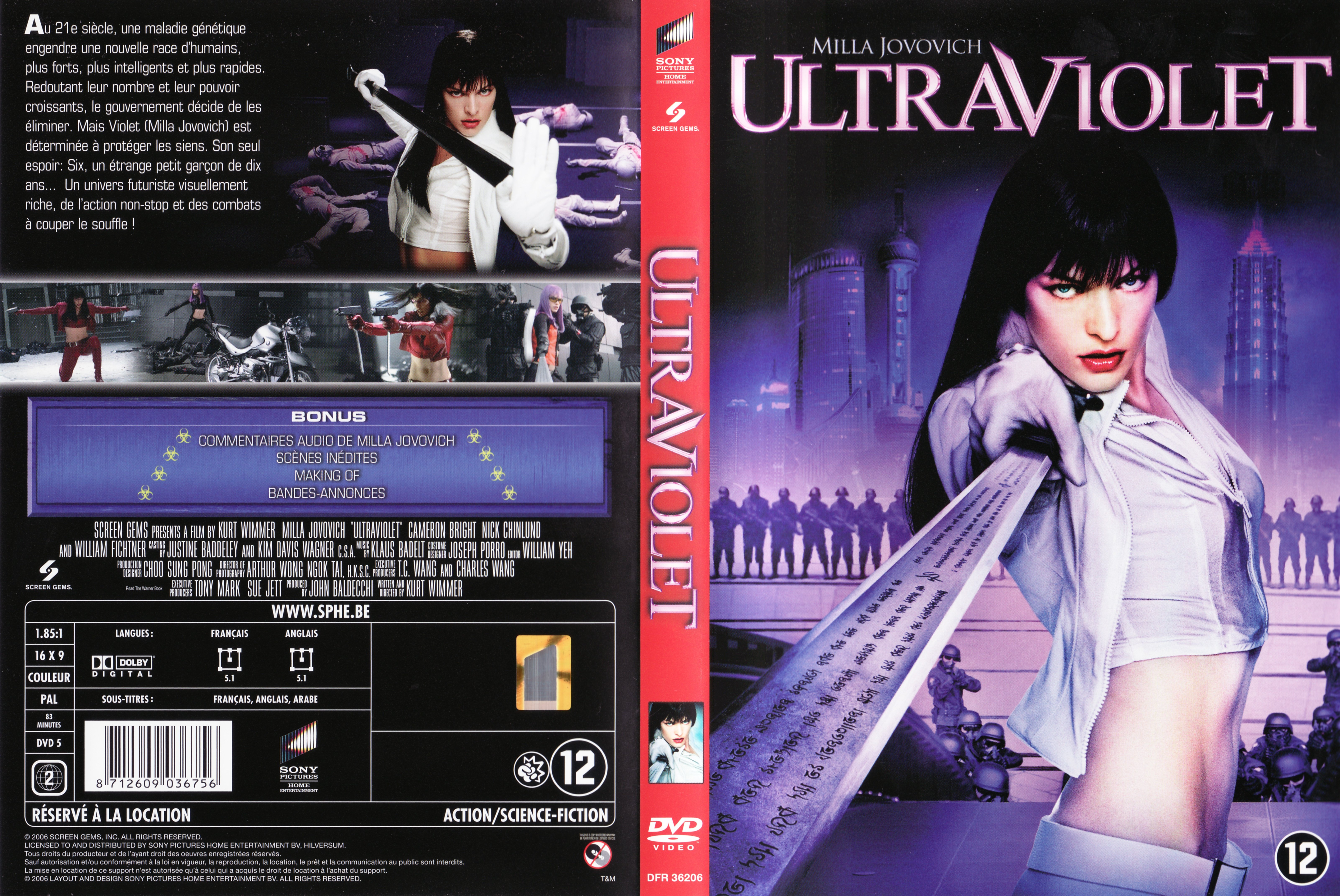 Jaquette DVD Ultraviolet v3
