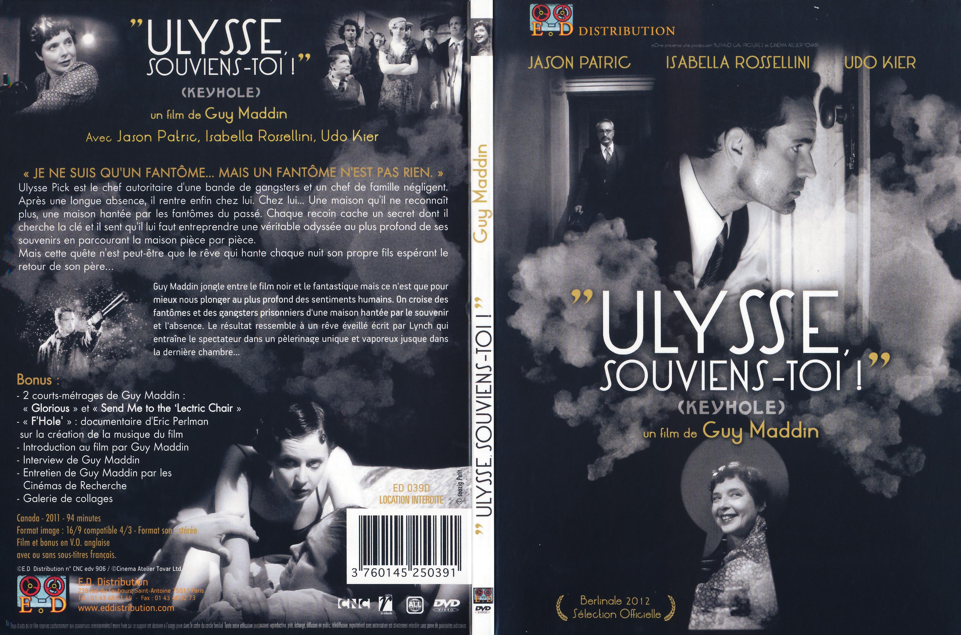 Jaquette DVD Ulysse, souviens toi