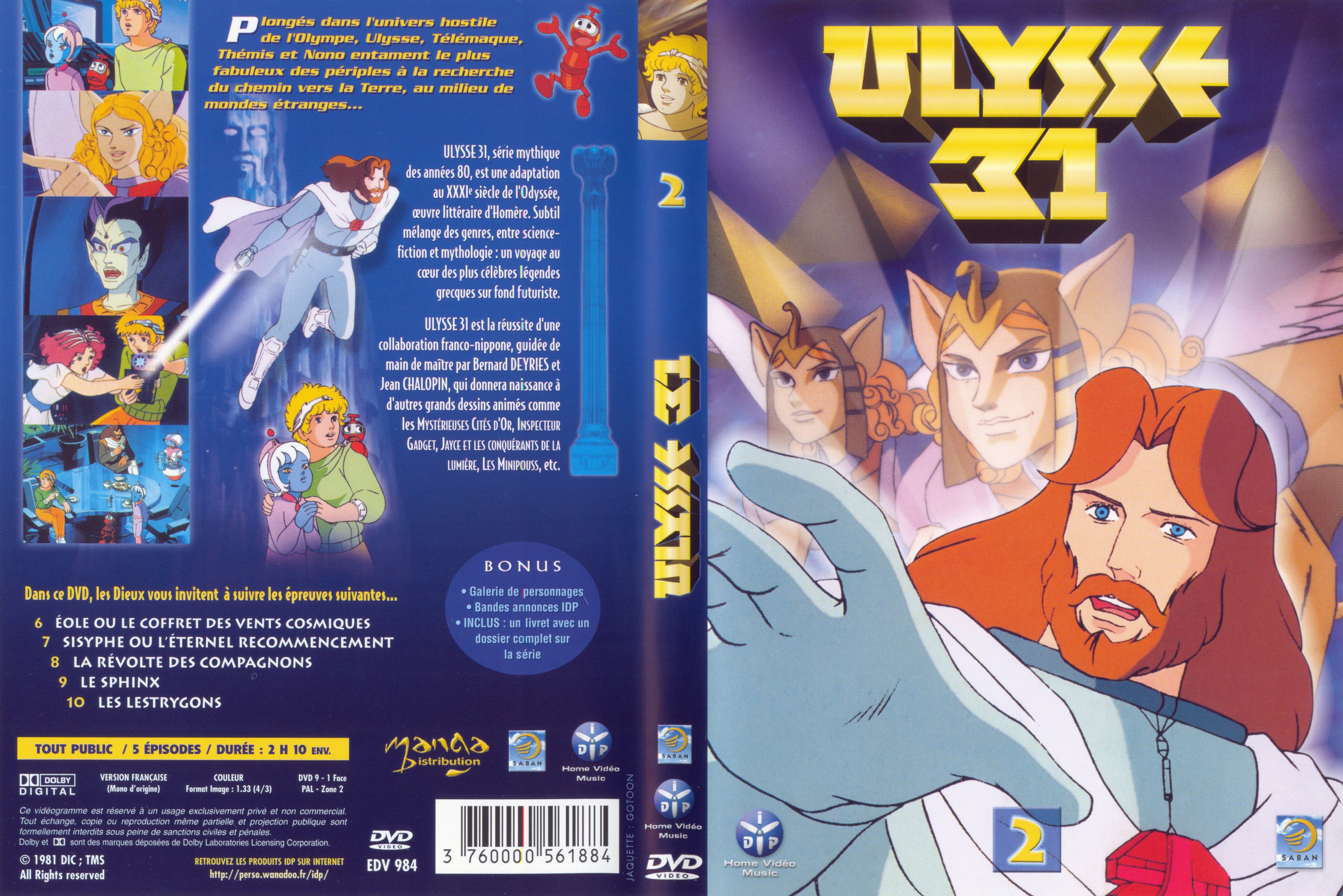 Jaquette DVD Ulysse 31 vol 2