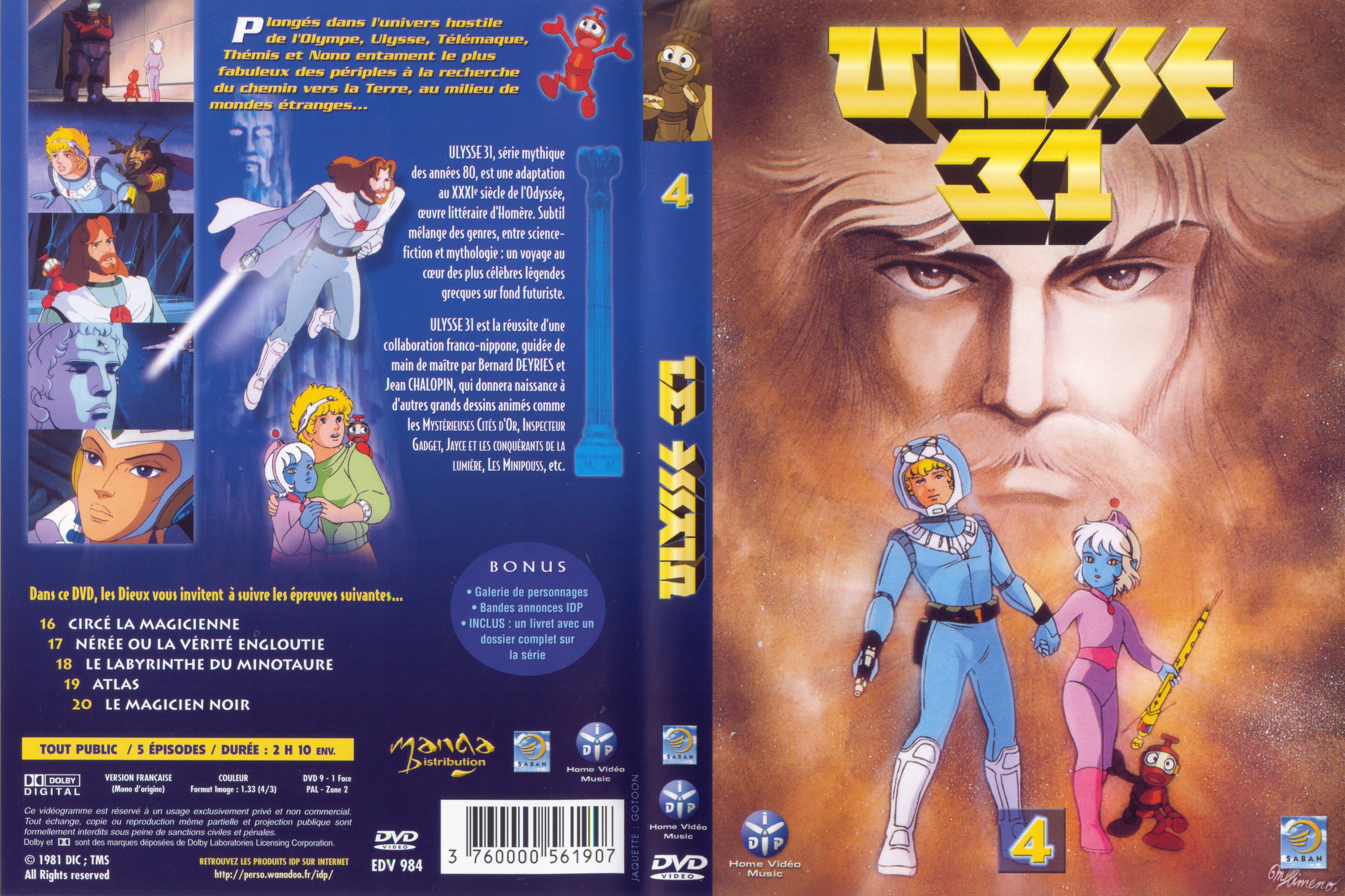 Jaquette DVD Ulysse 31 vol 4