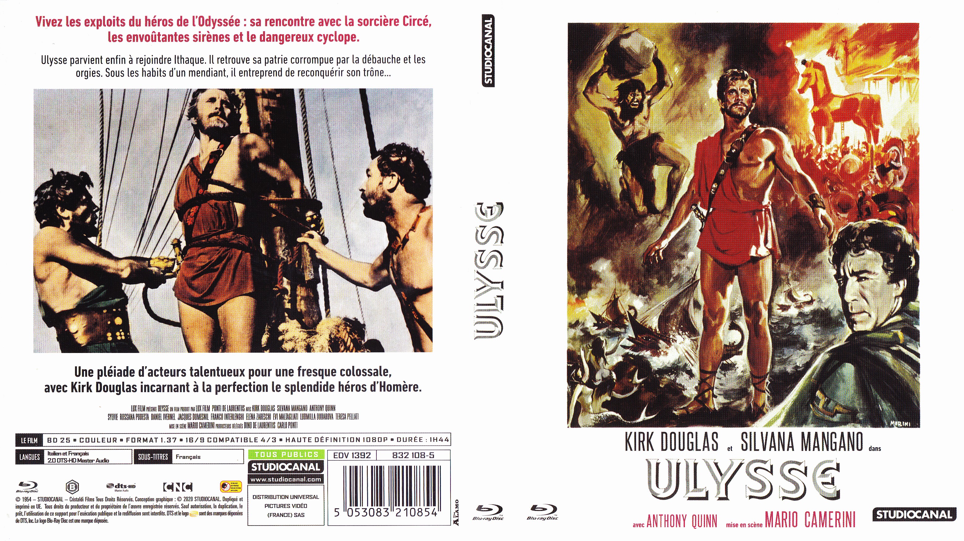 Jaquette DVD Ulysse (BLU-RAY)