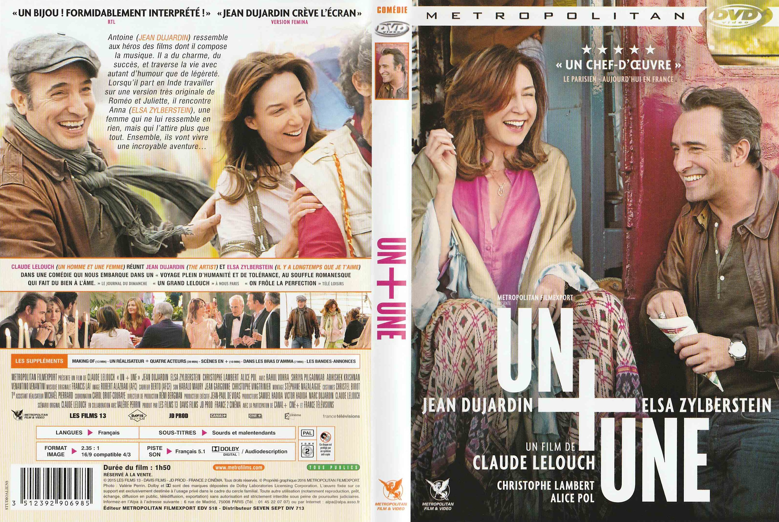 Jaquette DVD Un + Une