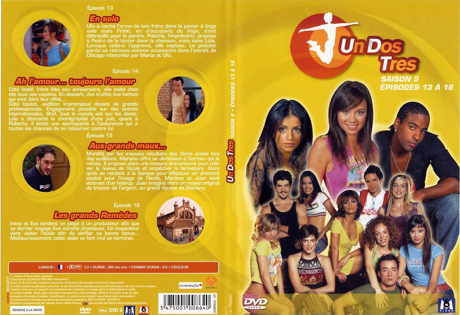 Jaquette DVD Un Dos Tres saison 5 Episodes 13  16